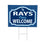 Tampa Bay Rays Coroplast Yard Sign, "Fans Welcome"