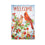 Winter Cardinals Scene Suede House Flag - Sports Gifts, Sports Memorabilia, Sports Collectibles, Fan Shop