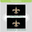 New Orleans Saints Single Sided Estate Flag with 2 Grommets, 3'x5'