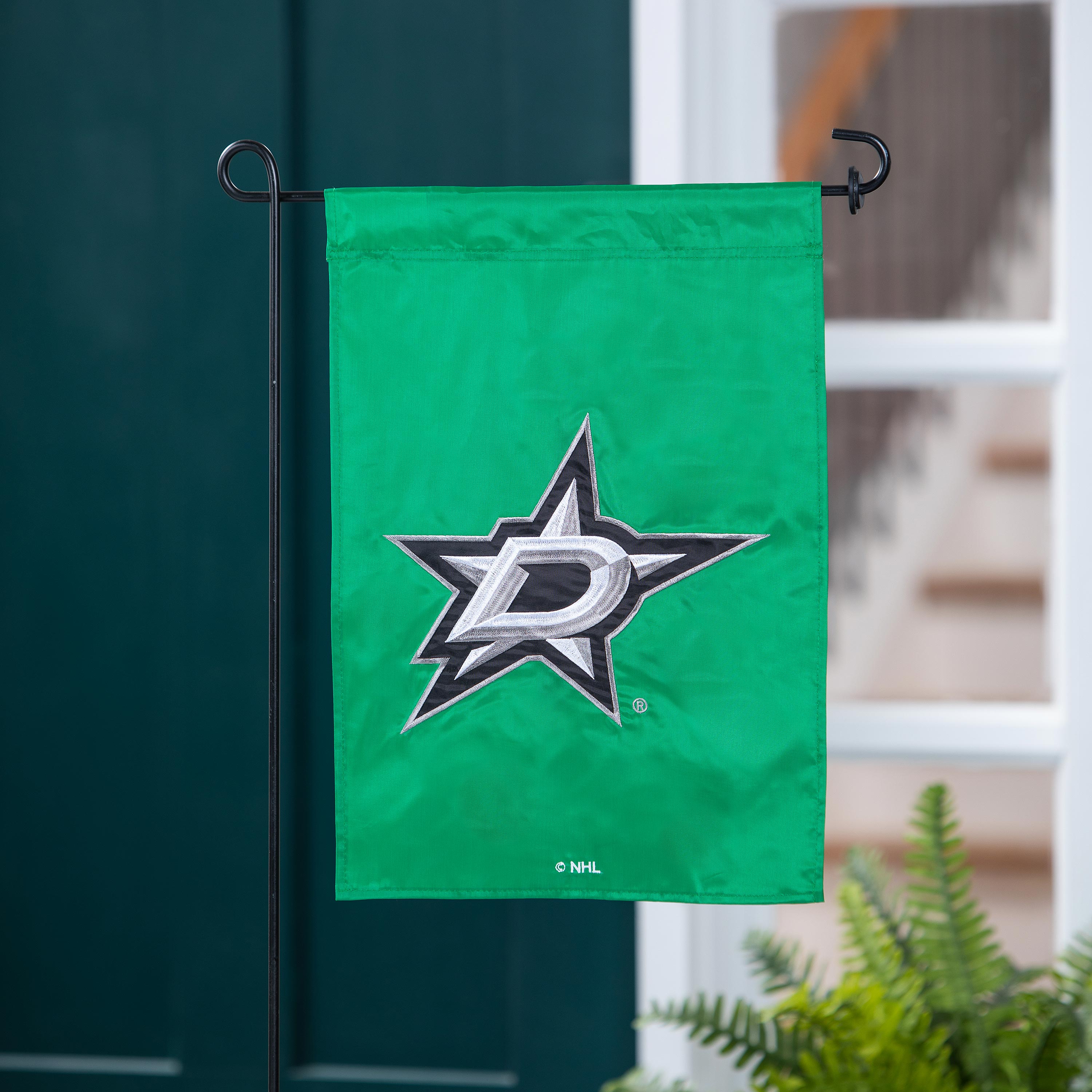 Applique Flag, Gar., Dallas Stars - Sports Collectibles, Sports Memorabilia, Sports Fan Shop, Sports Gifts