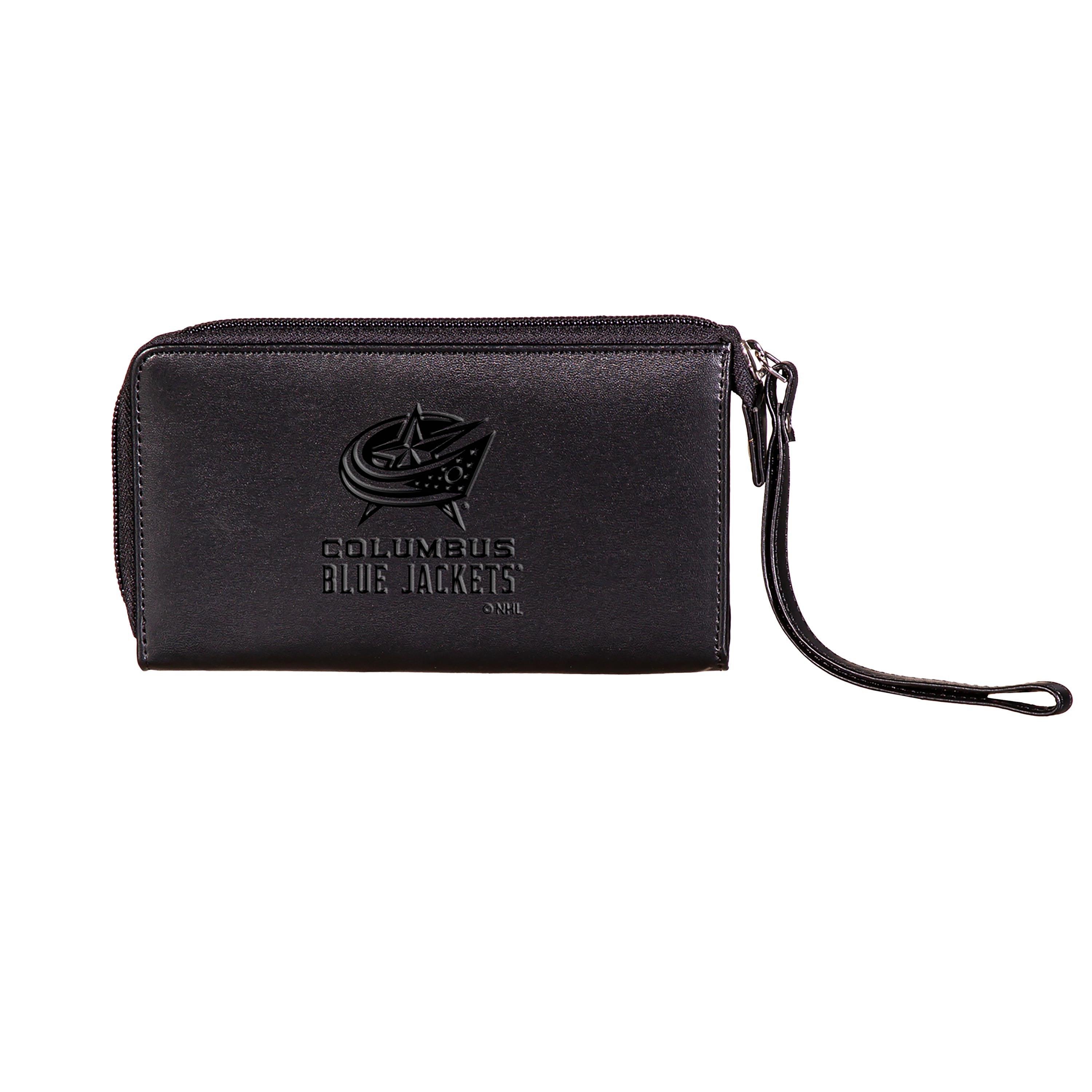 Wristlet Wallet, Black, Columbus Blue Jackets - Sports Collectibles, Sports Memorabilia, Sports Fan Shop, Sports Gifts