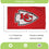 Kansas City Chiefs Single Sided Estate Flag with 2 Grommets, 3'x5' - Sports Collectibles, Sports Memorabilia, Sports Fan Shop, Sports Gifts