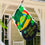End of the Rainbow Applique House Flag - Sports Collectibles, Sports Memorabilia, Sports Fan Shop, Sports Gifts