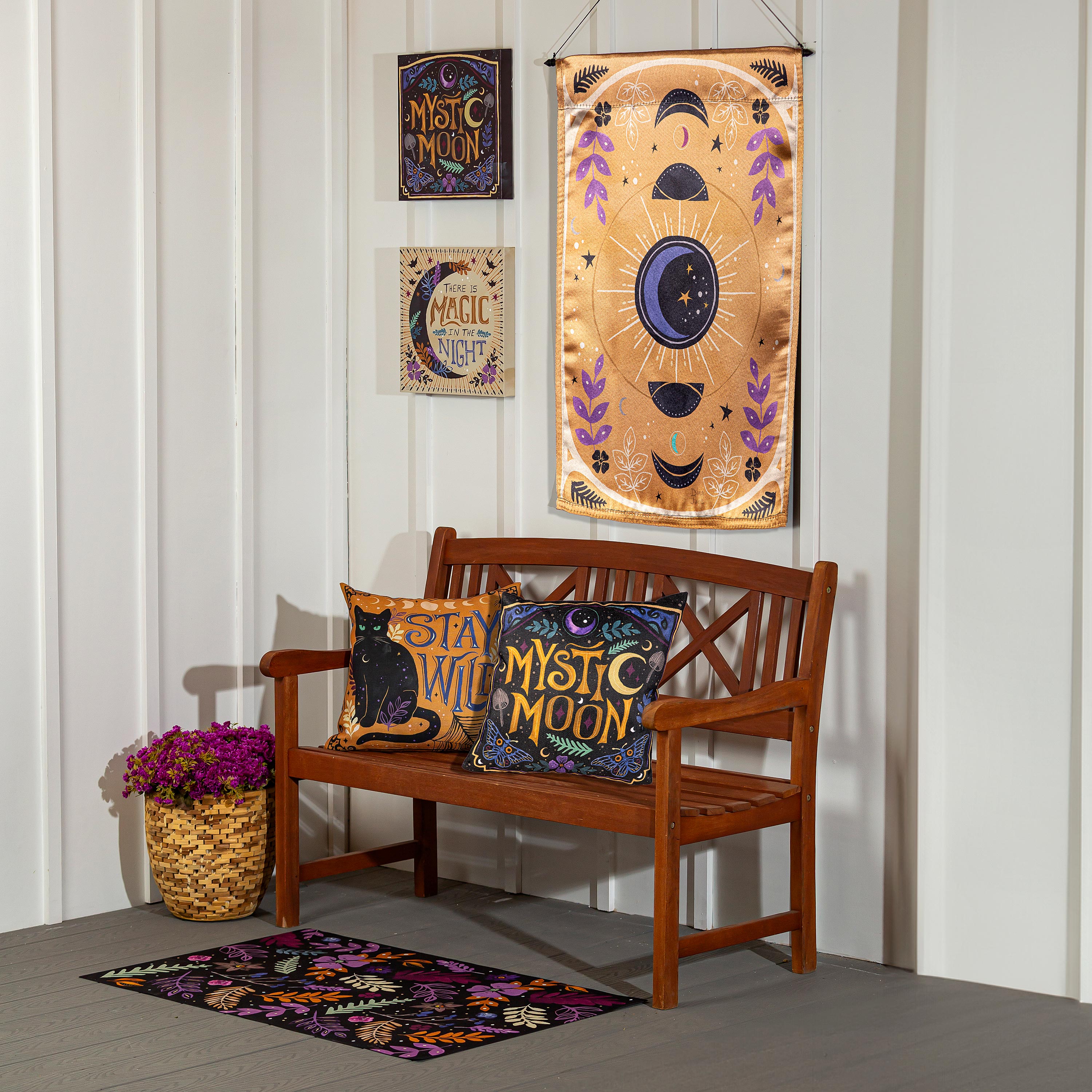 Mystic Moon Lustre Reversible House Flag - Sports Collectibles, Sports Memorabilia, Sports Fan Shop, Sports Gifts