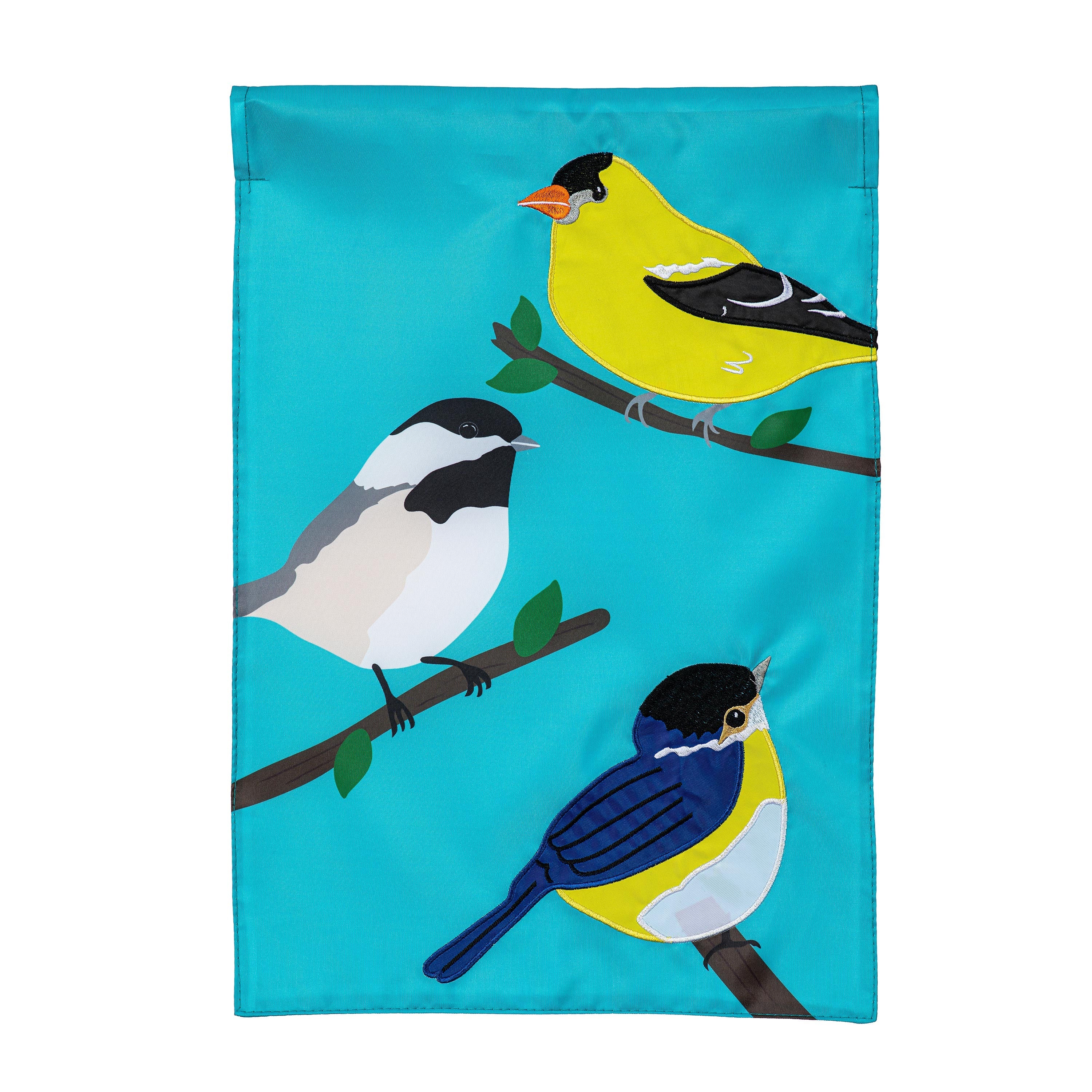 Songbirds Basic Applique Garden Flag - Sports Collectibles, Sports Memorabilia, Sports Fan Shop, Sports Gifts