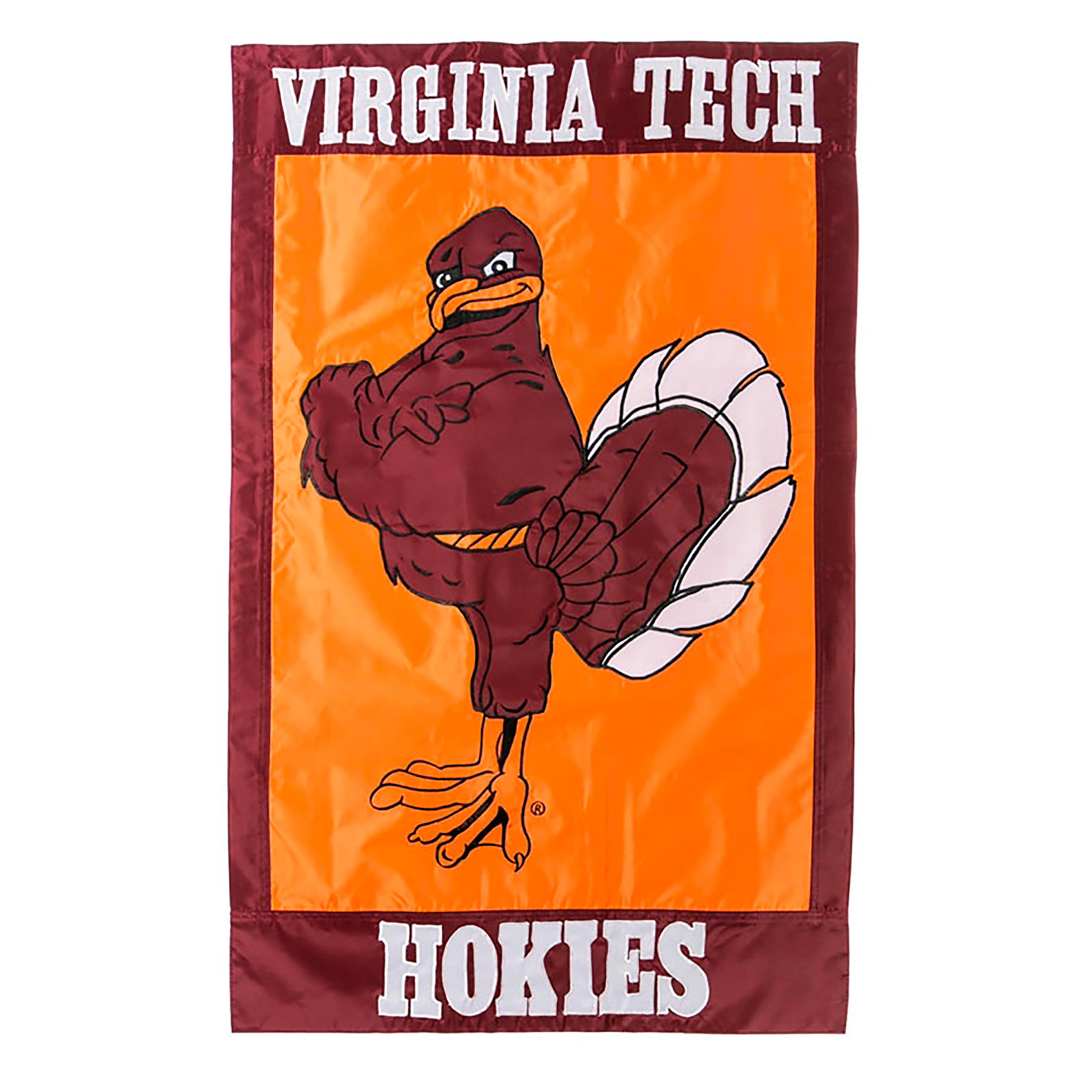 Virginia Tech Hokies Silk Reflections Flag - Regular Size - Sports Collectibles, Sports Memorabilia, Sports Fan Shop, Sports Gifts