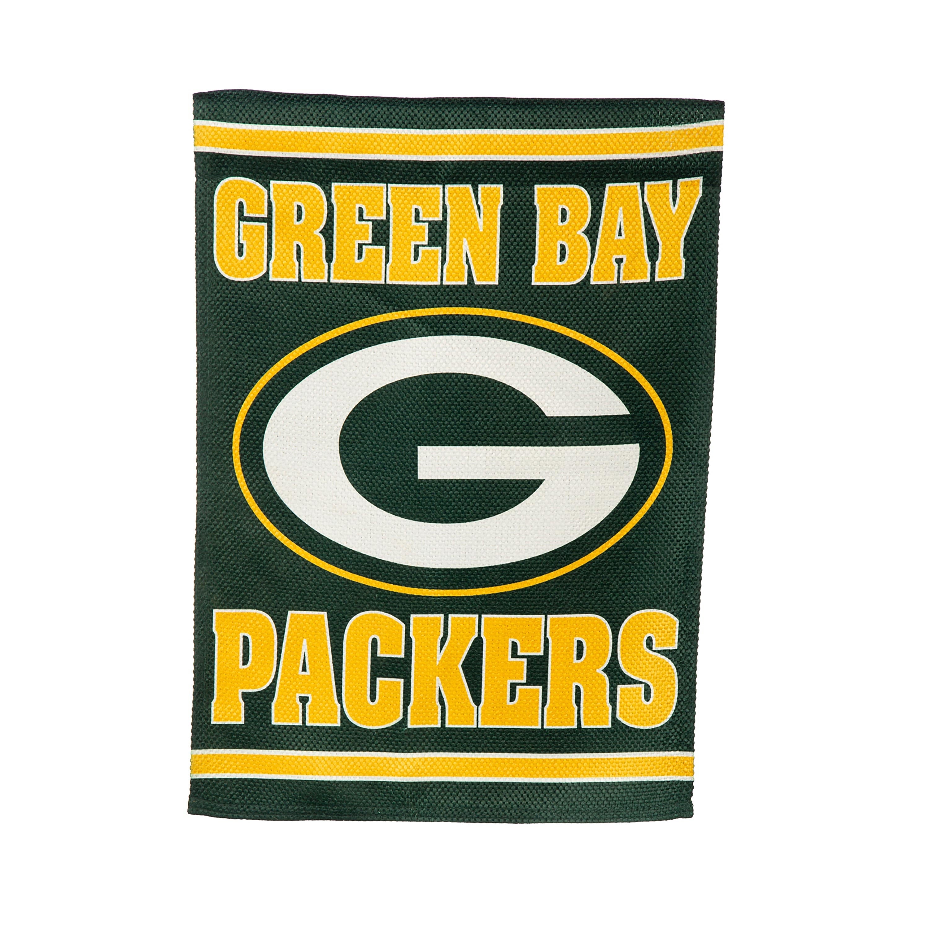 Embossed Suede Flag, House Size, Green Bay Packers - Sports Collectibles, Sports Memorabilia, Sports Fan Shop, Sports Gifts
