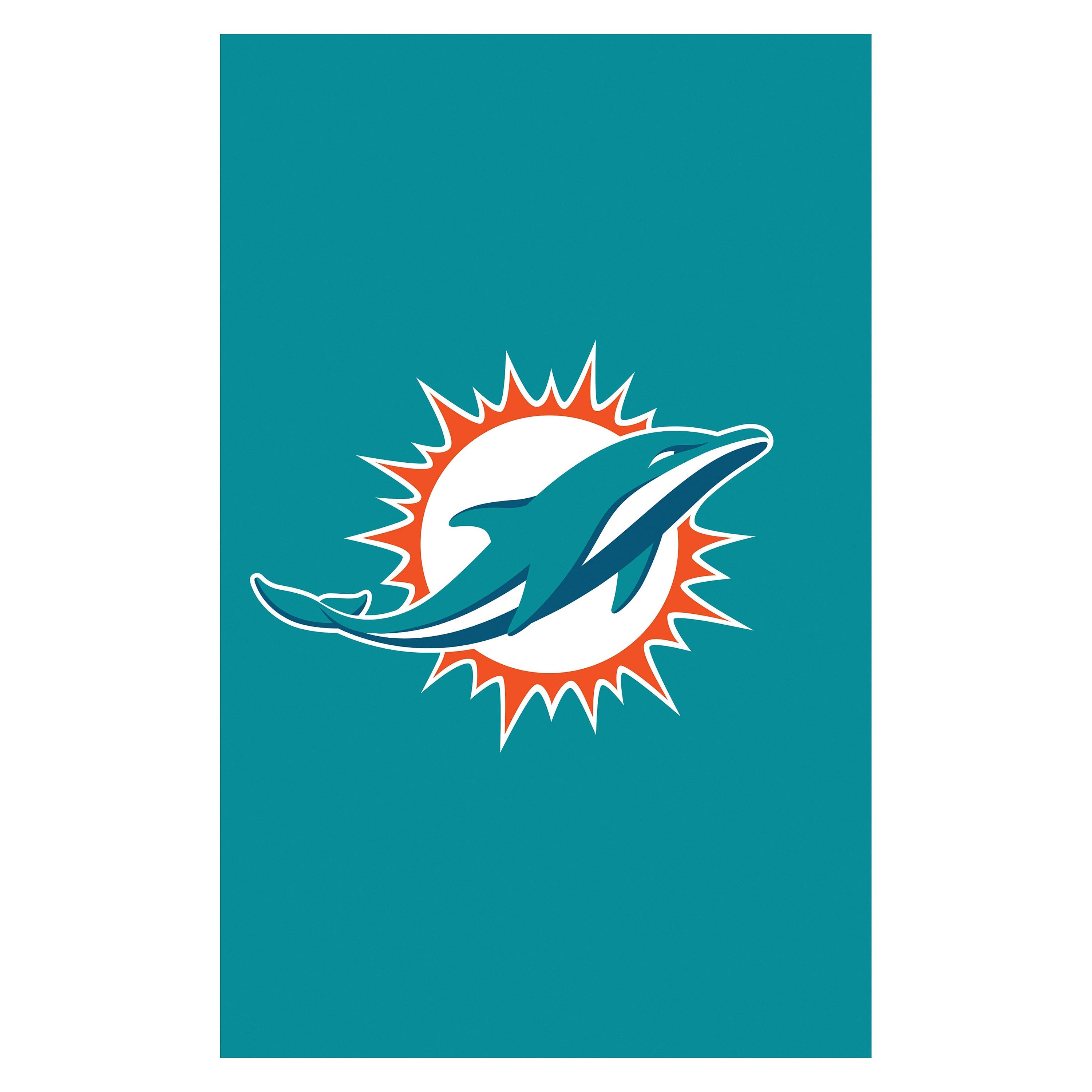 Applique Flag, Reg, Miami Dolphins - Sports Collectibles, Sports Memorabilia, Sports Fan Shop, Sports Gifts