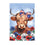 Patriotic Highland Cow Applique House Flag - Sports Collectibles, Sports Memorabilia, Sports Fan Shop, Sports Gifts