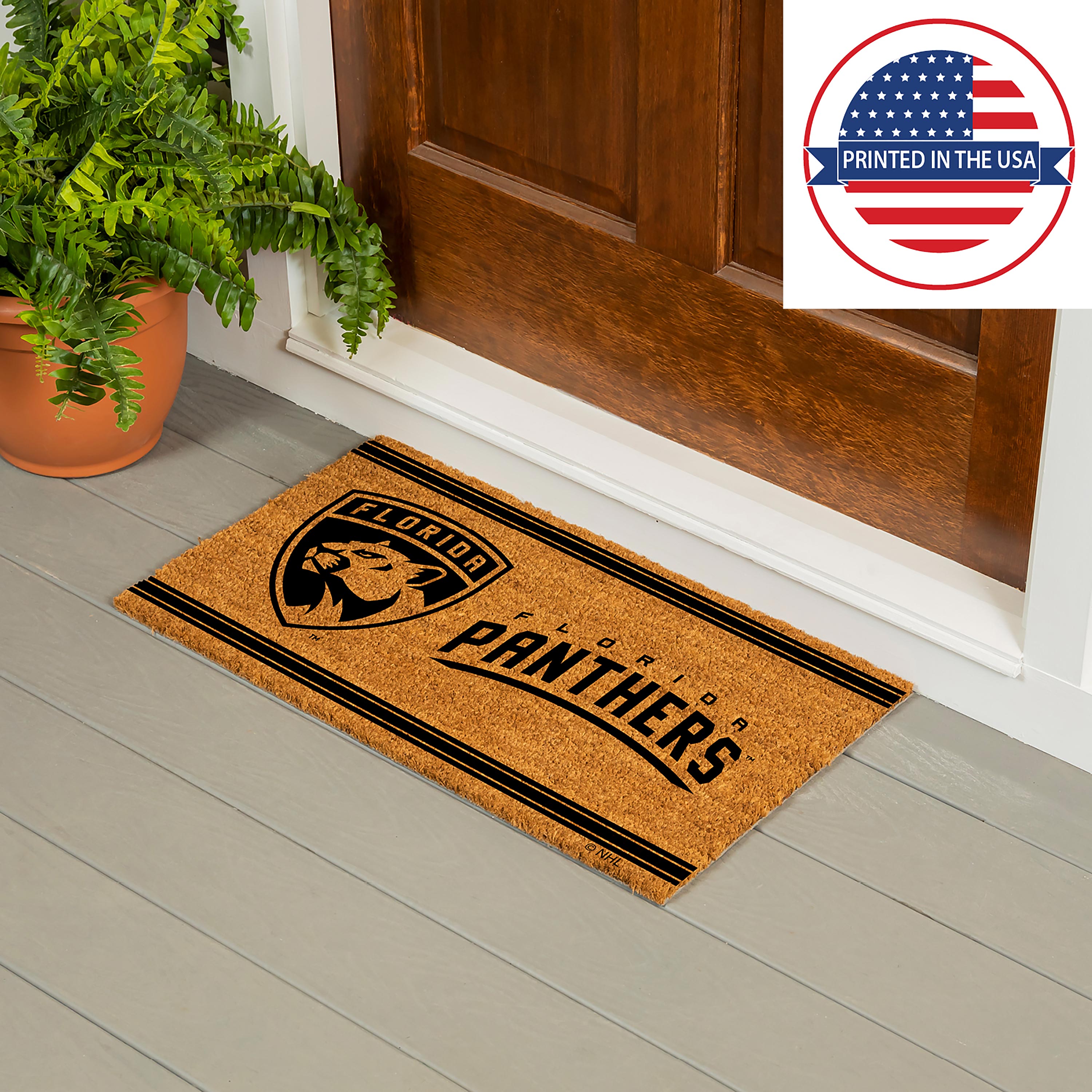 Florida Panthers, Coir Mat 1C - Sports Gifts, Sports Memorabilia, Sports Collectibles, Fan Shop