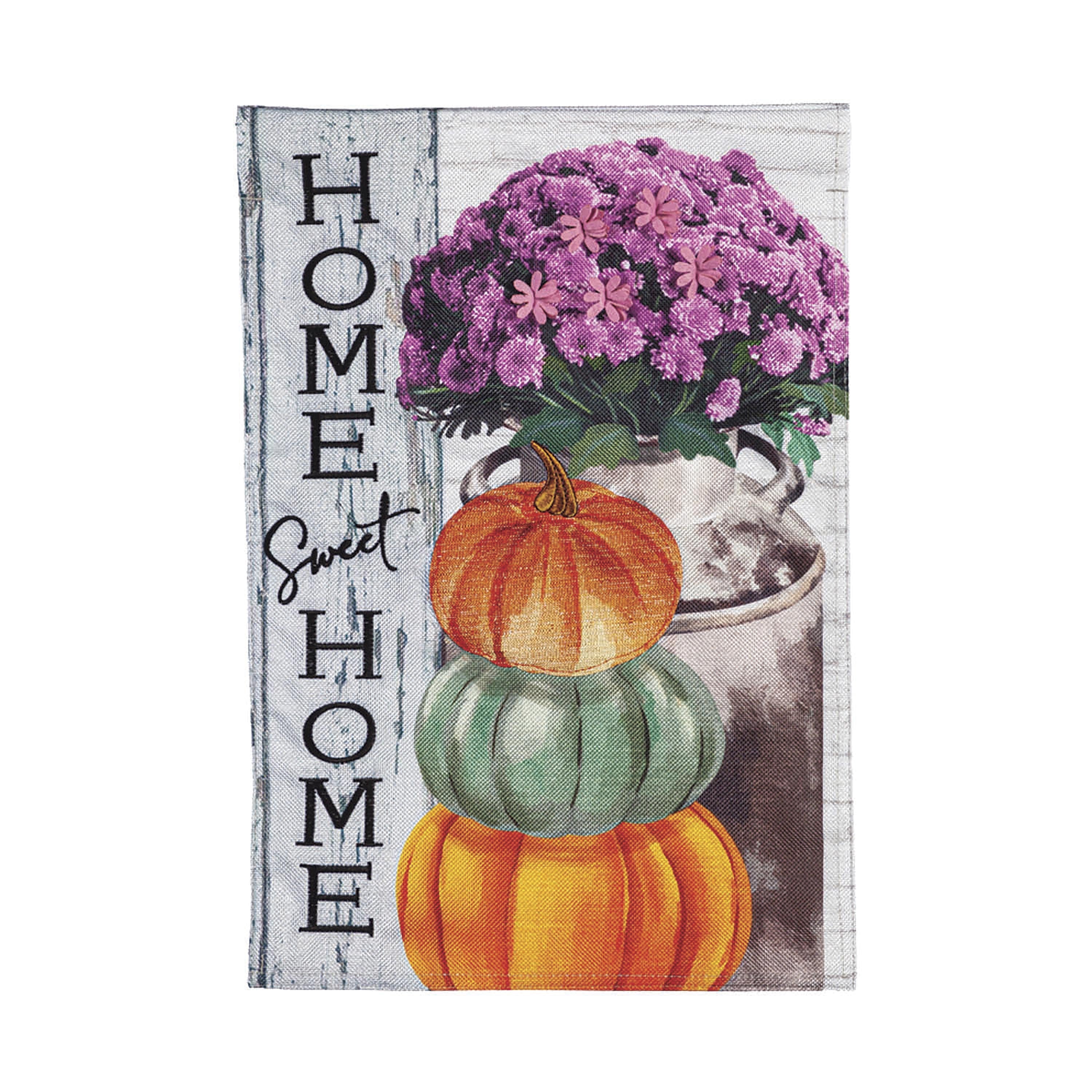 Rustic Fall Greetings Garden Burlap Flag - Sports Collectibles, Sports Memorabilia, Sports Fan Shop, Sports Gifts