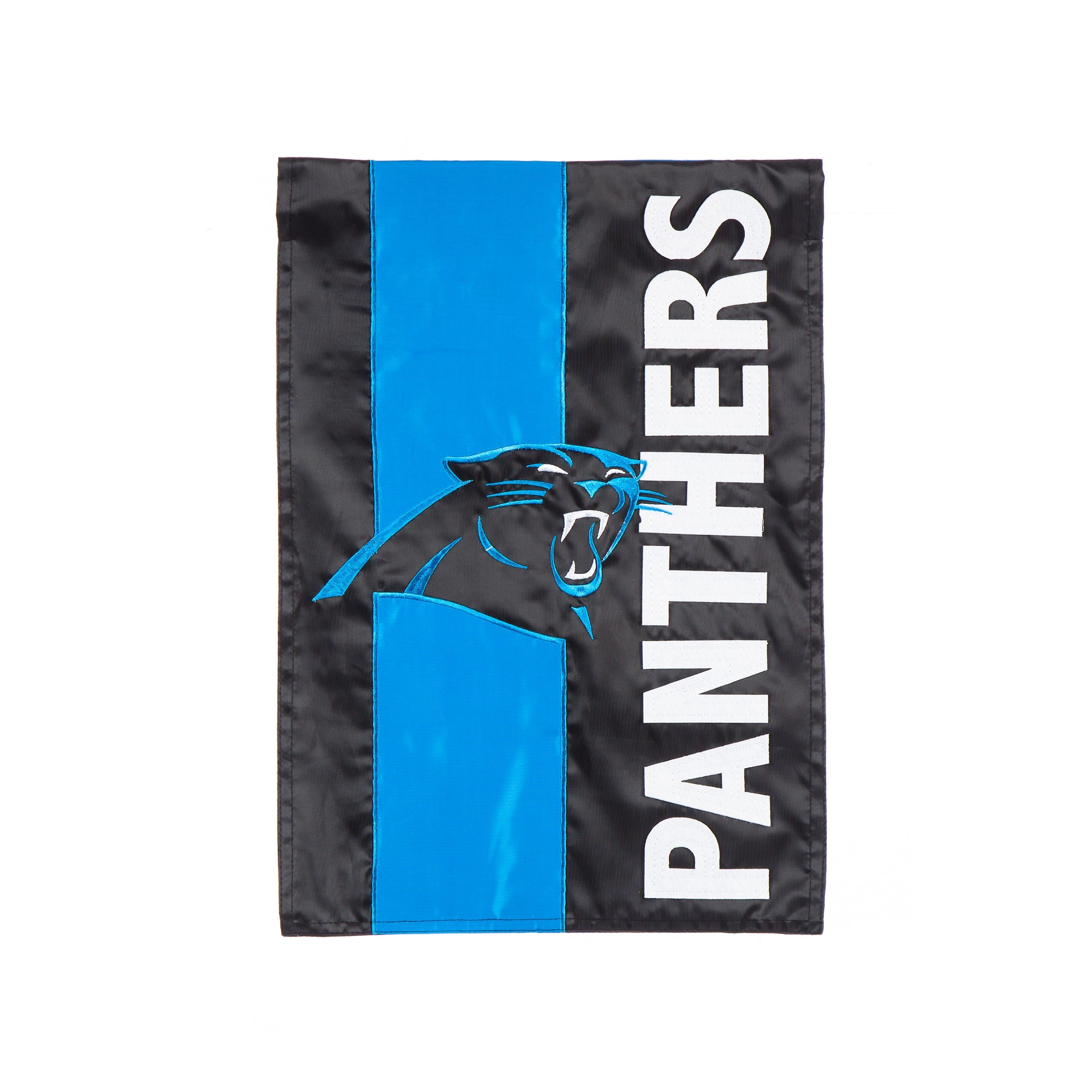 Carolina Panthers Embellished Garden Flag - Sports Collectibles, Sports Memorabilia, Sports Fan Shop, Sports Gifts