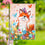 Fox and Wildflowers Linen Garden Flag - Sports Collectibles, Sports Memorabilia, Sports Fan Shop, Sports Gifts