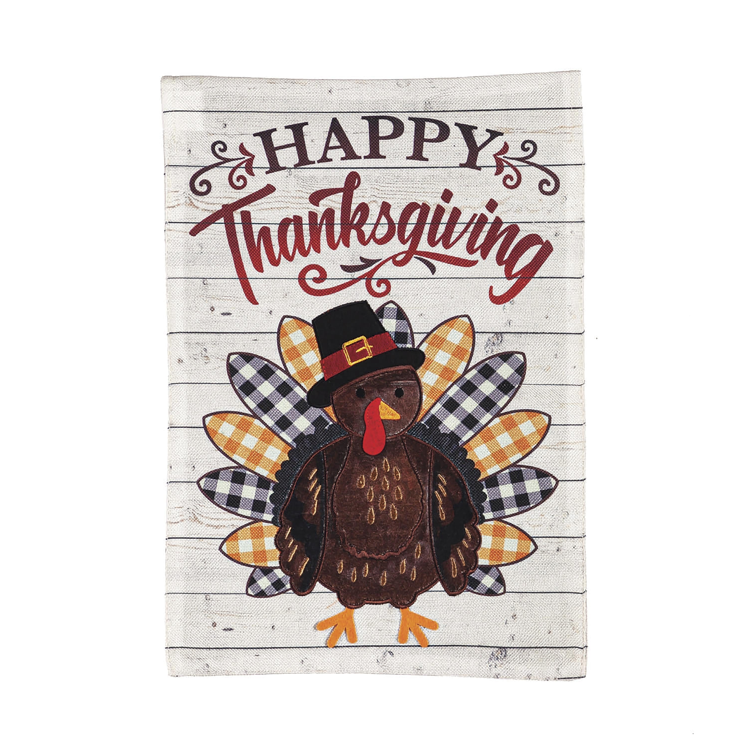 Pilgrim Turkey Garden Burlap Flag - Sports Collectibles, Sports Memorabilia, Sports Fan Shop, Sports Gifts