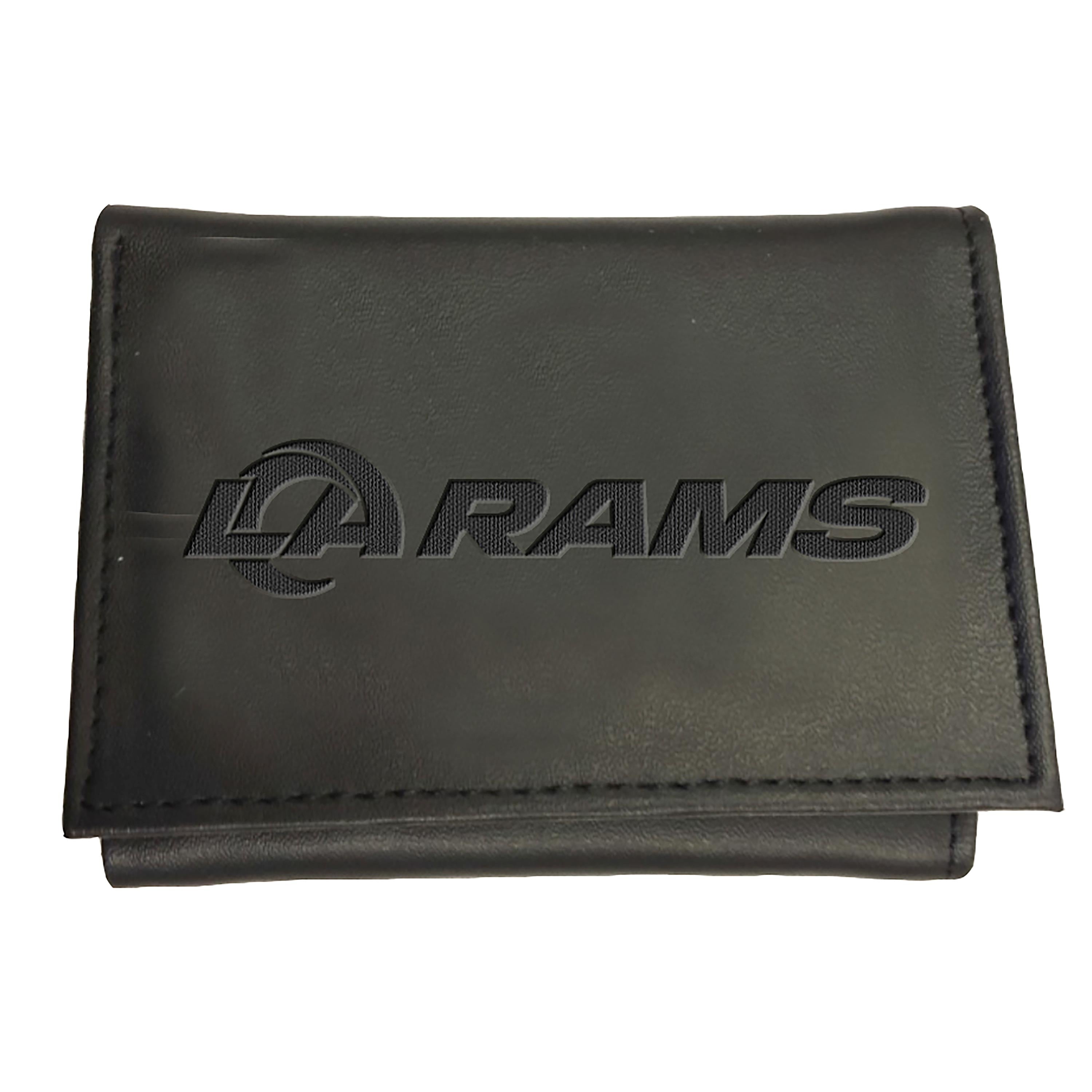 Los Angeles Rams, Tri-Fold Wallet, Black - Sports Gifts, Sports Memorabilia, Sports Collectibles, Fan Shop