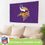 Minnesota Vikings Single Sided Estate Flag with 2 Grommets, 3'x5' - Sports Gifts, Sports Memorabilia, Sports Collectibles, Fan Shop
