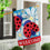 Patriotic Ladybugs Applique House Flag - Sports Collectibles, Sports Memorabilia, Sports Fan Shop, Sports Gifts