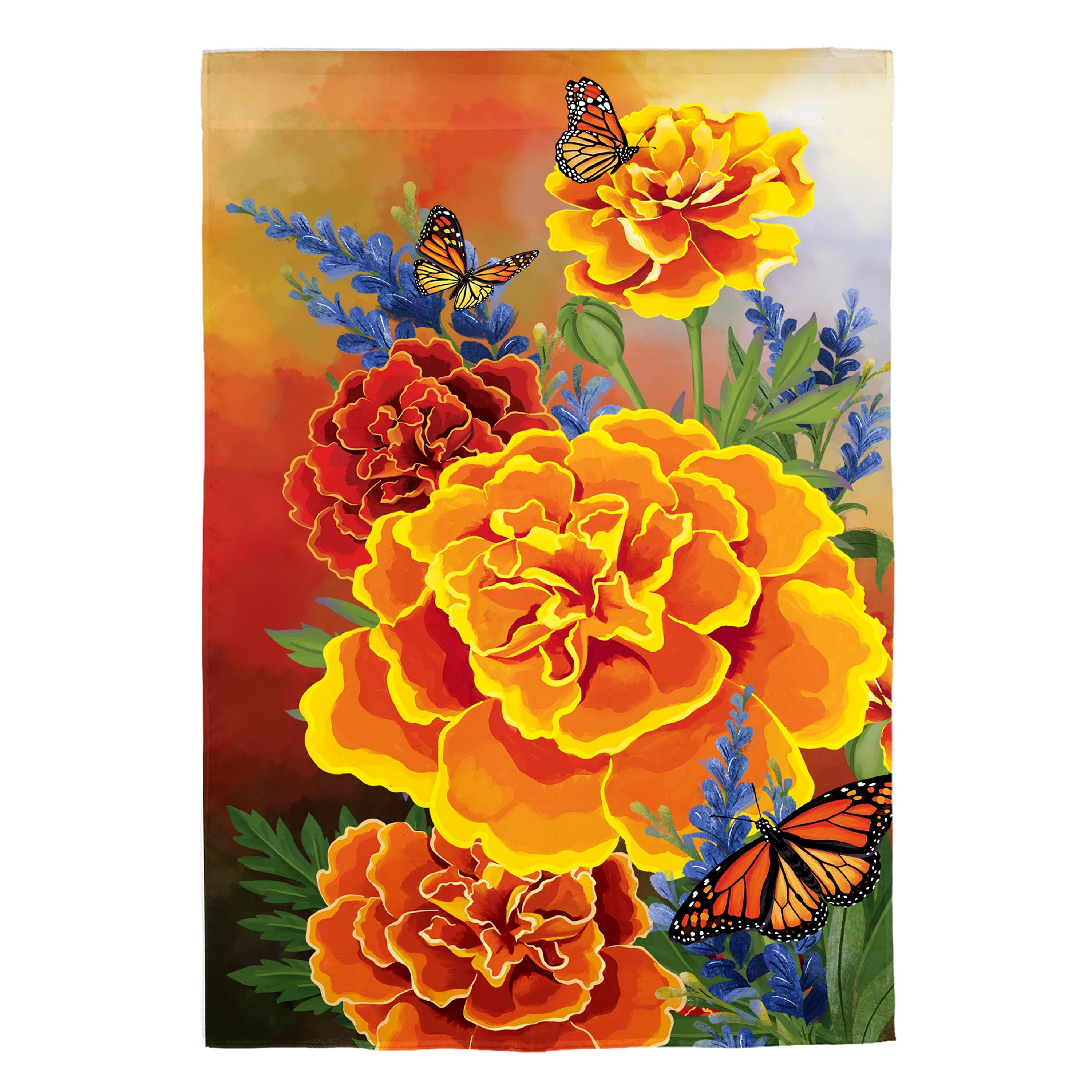 Mariposa Melody Burlap Garden Flag - Sports Collectibles, Sports Memorabilia, Sports Fan Shop, Sports Gifts