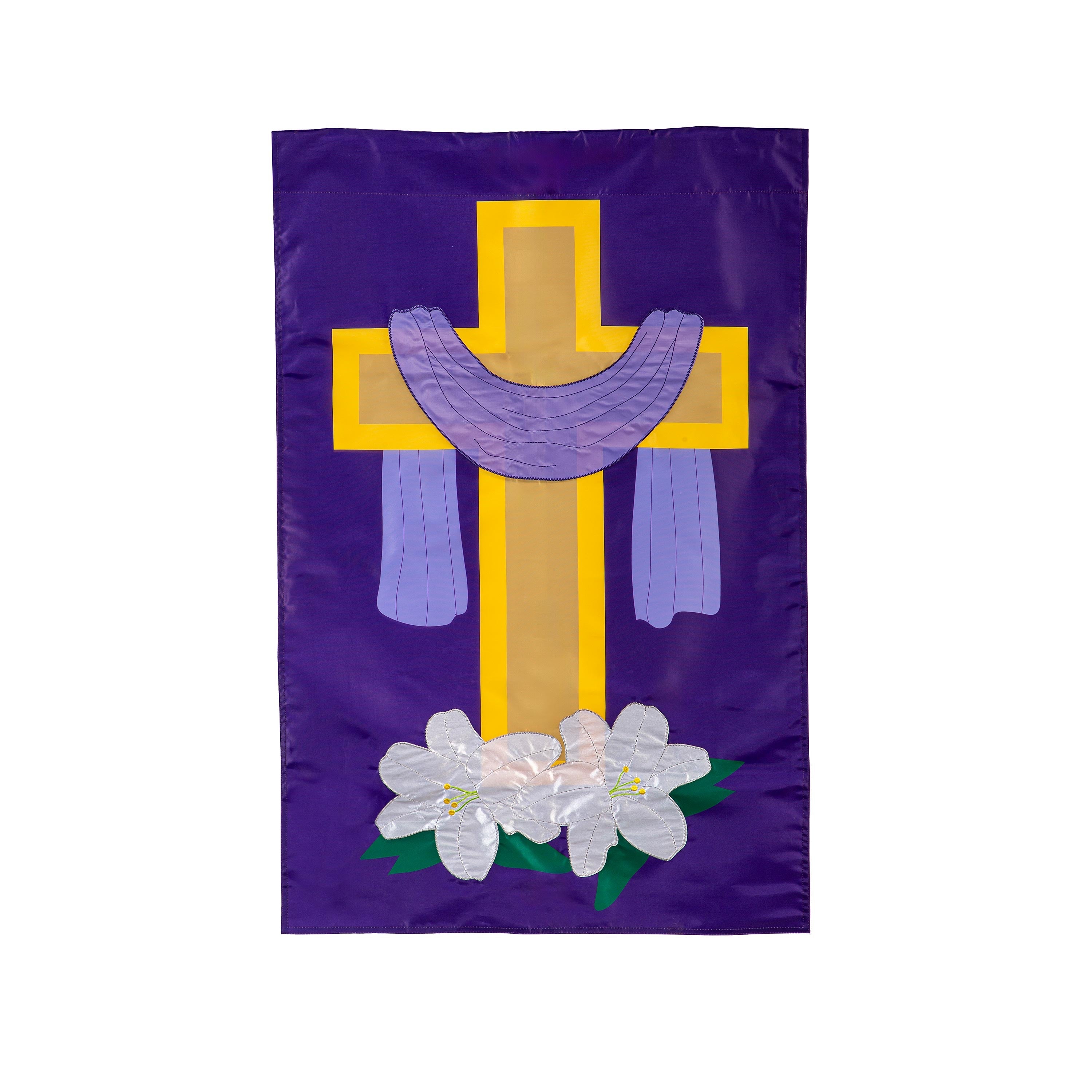 Easter Cross Basic Applique House Flag - Sports Collectibles, Sports Memorabilia, Sports Fan Shop, Sports Gifts