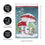 Woodland Winter Mushroom Applique Garden Flag - Sports Collectibles, Sports Memorabilia, Sports Fan Shop, Sports Gifts