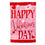 Happy Valentine's Day Hearts Applique House Flag