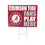 University of Alabama Coroplast Yard Sign "Fans Play Here"