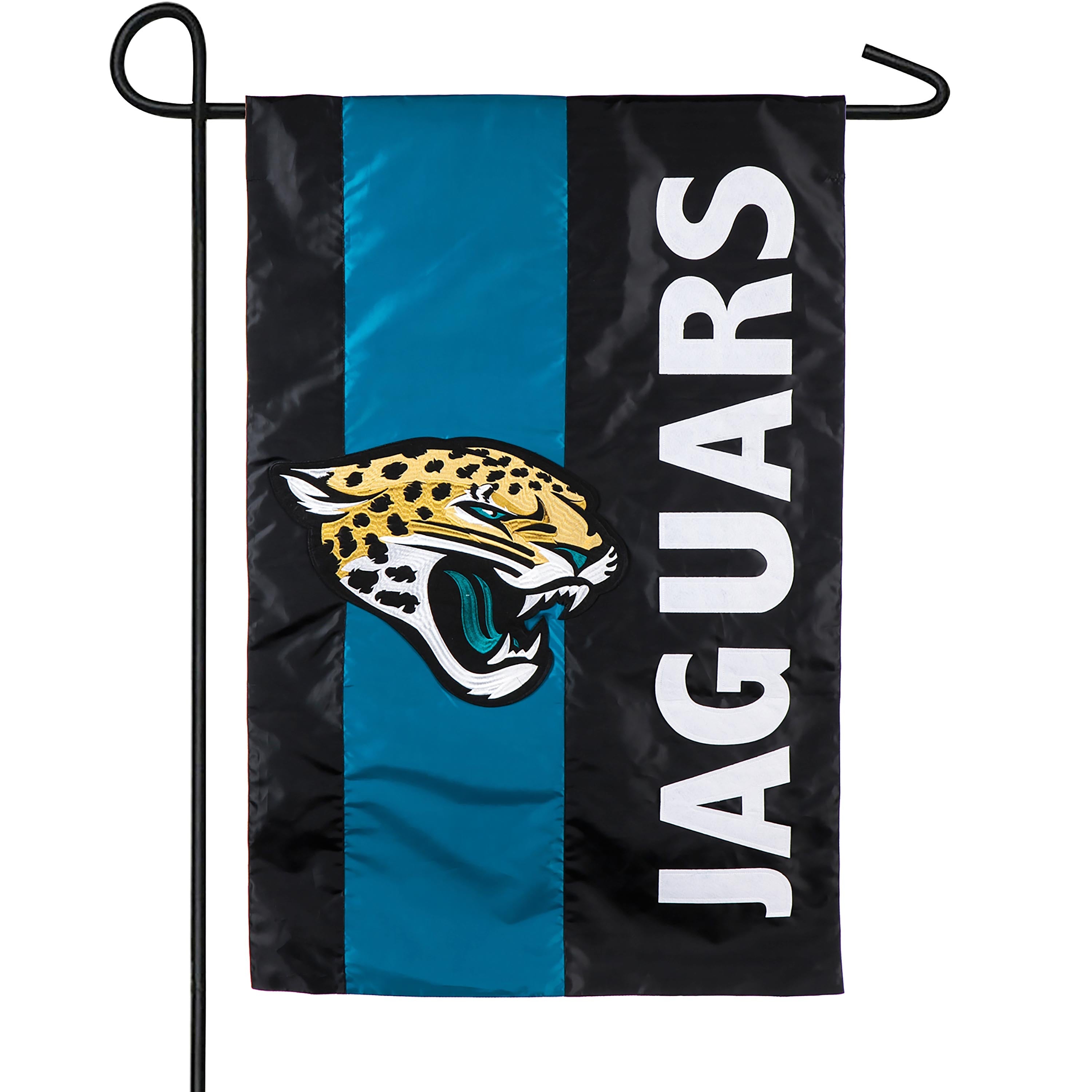 Jacksonville Jaguars, Embellish Garden Flag - Sports Collectibles, Sports Memorabilia, Sports Fan Shop, Sports Gifts