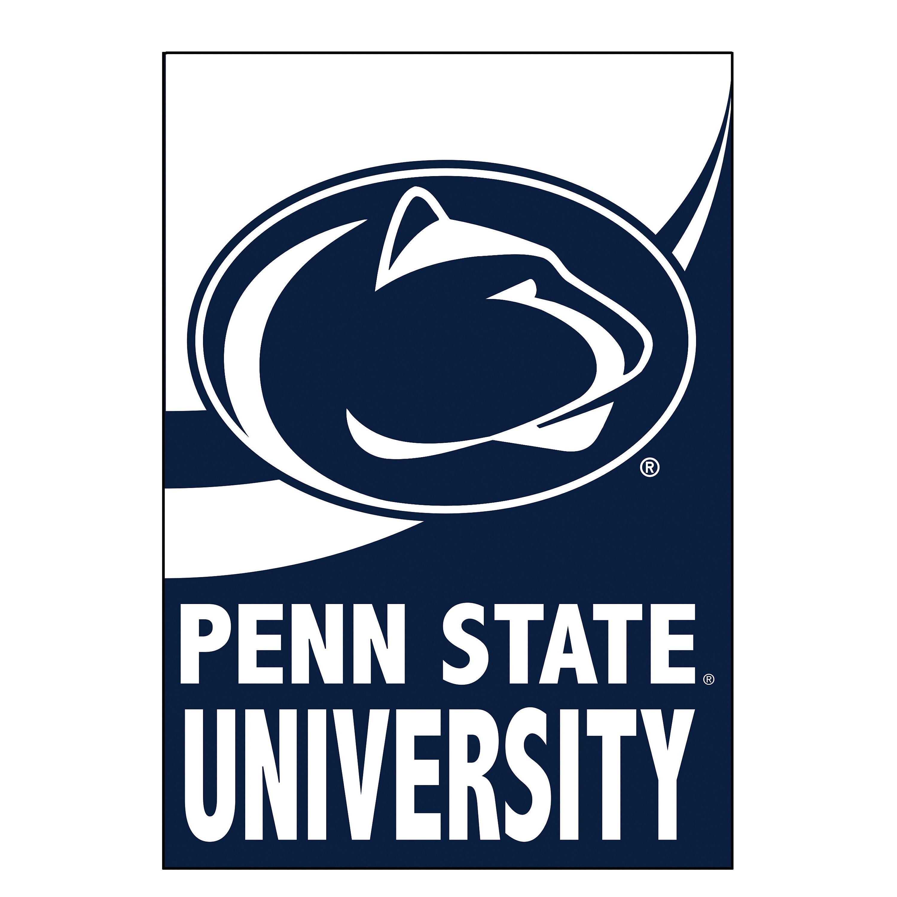 Penn State Burlap Flag GDN Size - Sports Collectibles, Sports Memorabilia, Sports Fan Shop, Sports Gifts