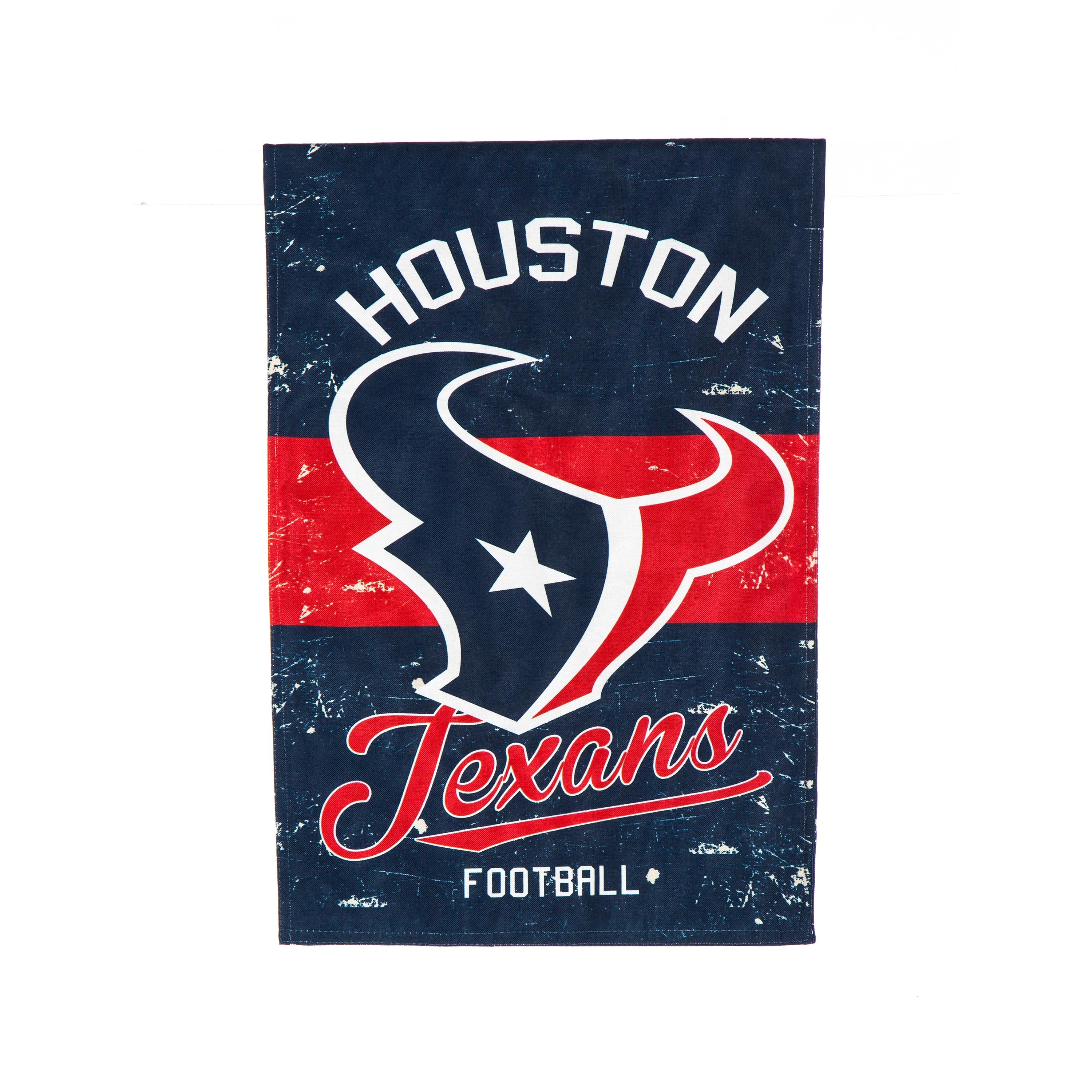 Houston Texans Vintage Linen Garden Flag - Sports Collectibles, Sports Memorabilia, Sports Fan Shop, Sports Gifts