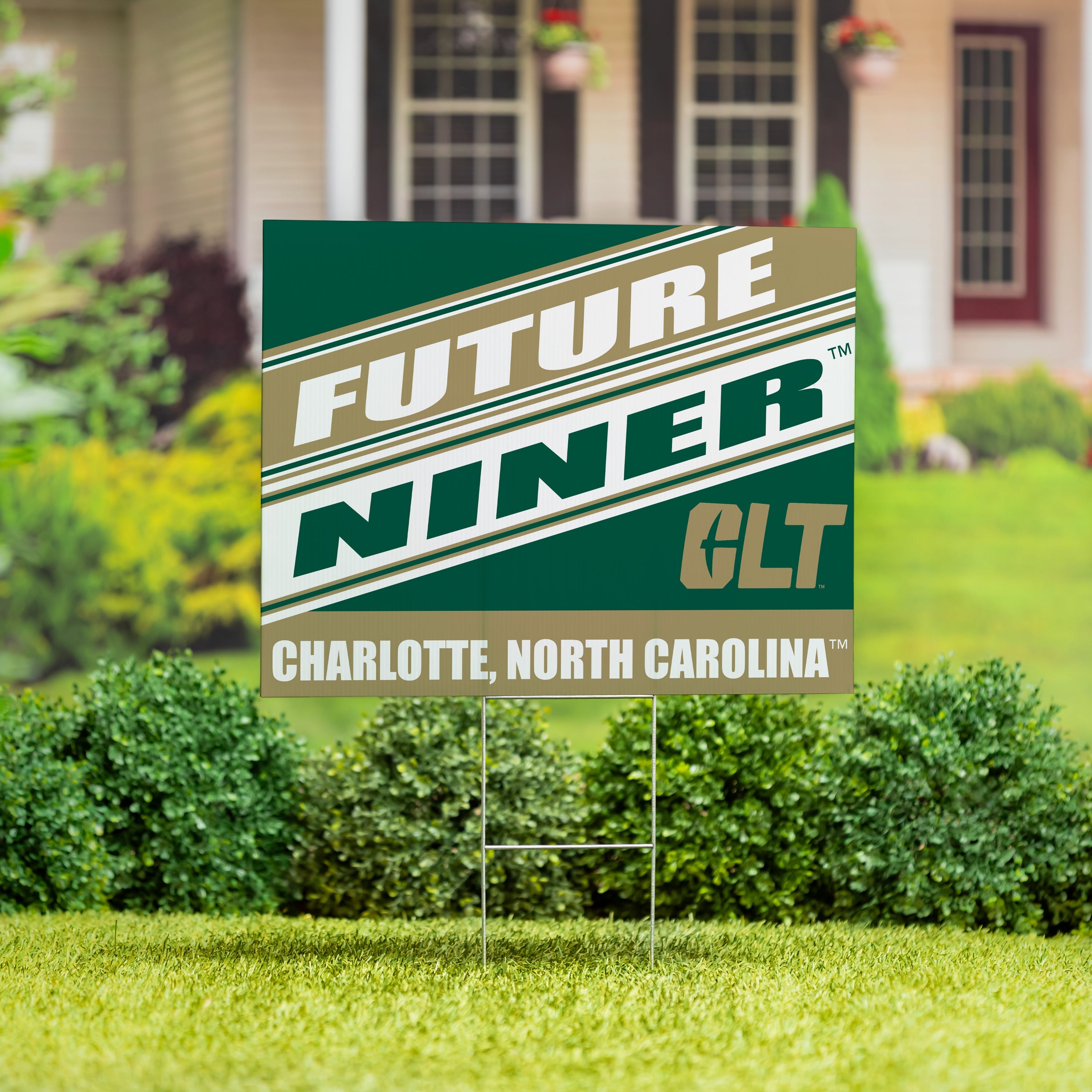 University of North Carolina/Charlotte Coroplast Yard Sign, Future Student - Sports Collectibles, Sports Memorabilia, Sports Fan Shop, Sports Gifts