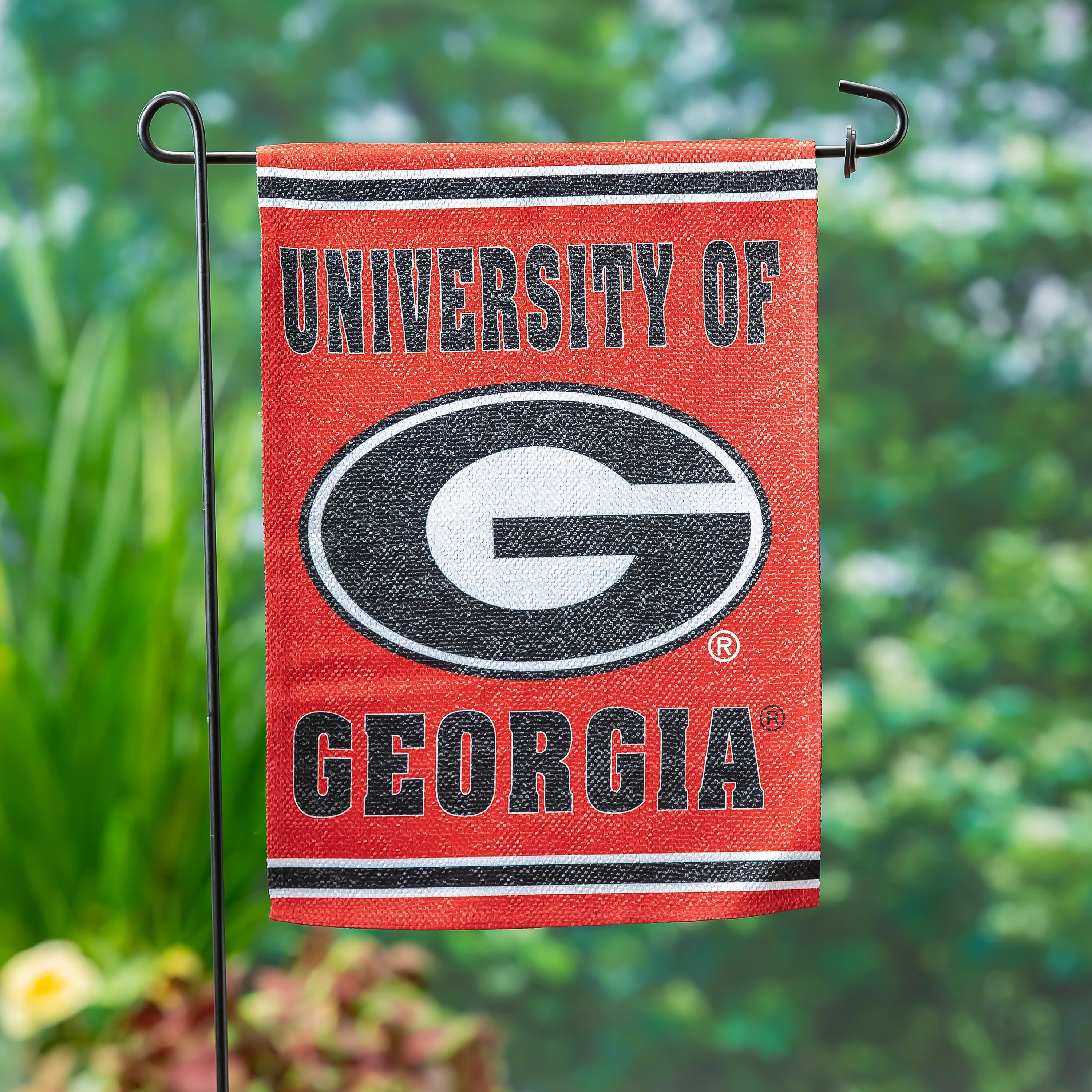 Embossed Suede Flag, GDN Size, University of Georgia - Sports Collectibles, Sports Memorabilia, Sports Fan Shop, Sports Gifts