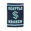 Embossed Suede Flag, GDN Size, Seattle Kraken - Sports Gifts, Sports Memorabilia, Sports Collectibles, Fan Shop
