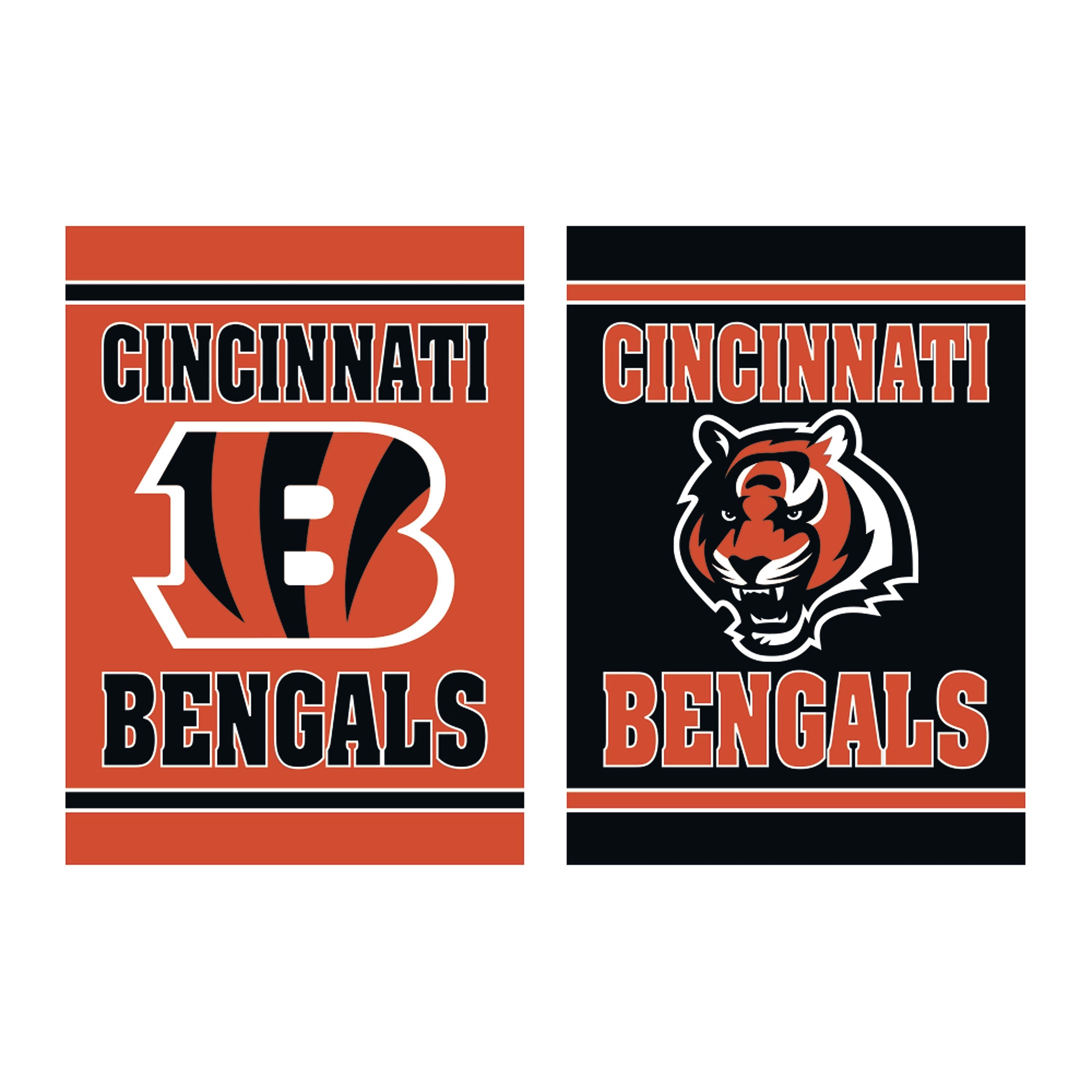 Embossed Suede Flag, GDN Size, Cincinnati Bengals - Sports Collectibles, Sports Memorabilia, Sports Fan Shop, Sports Gifts
