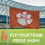 Clemson University Single Sided Estate Flag with 2 Grommets, 3'x5' - Sports Gifts, Sports Memorabilia, Sports Collectibles, Fan Shop