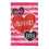 Happy Valentine's Day Hearts Burlap House Flag - Sports Gifts, Sports Memorabilia, Sports Collectibles, Fan Shop