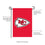 Applique Flag, Gar., Kansas City Chiefs - Sports Collectibles, Sports Memorabilia, Sports Fan Shop, Sports Gifts