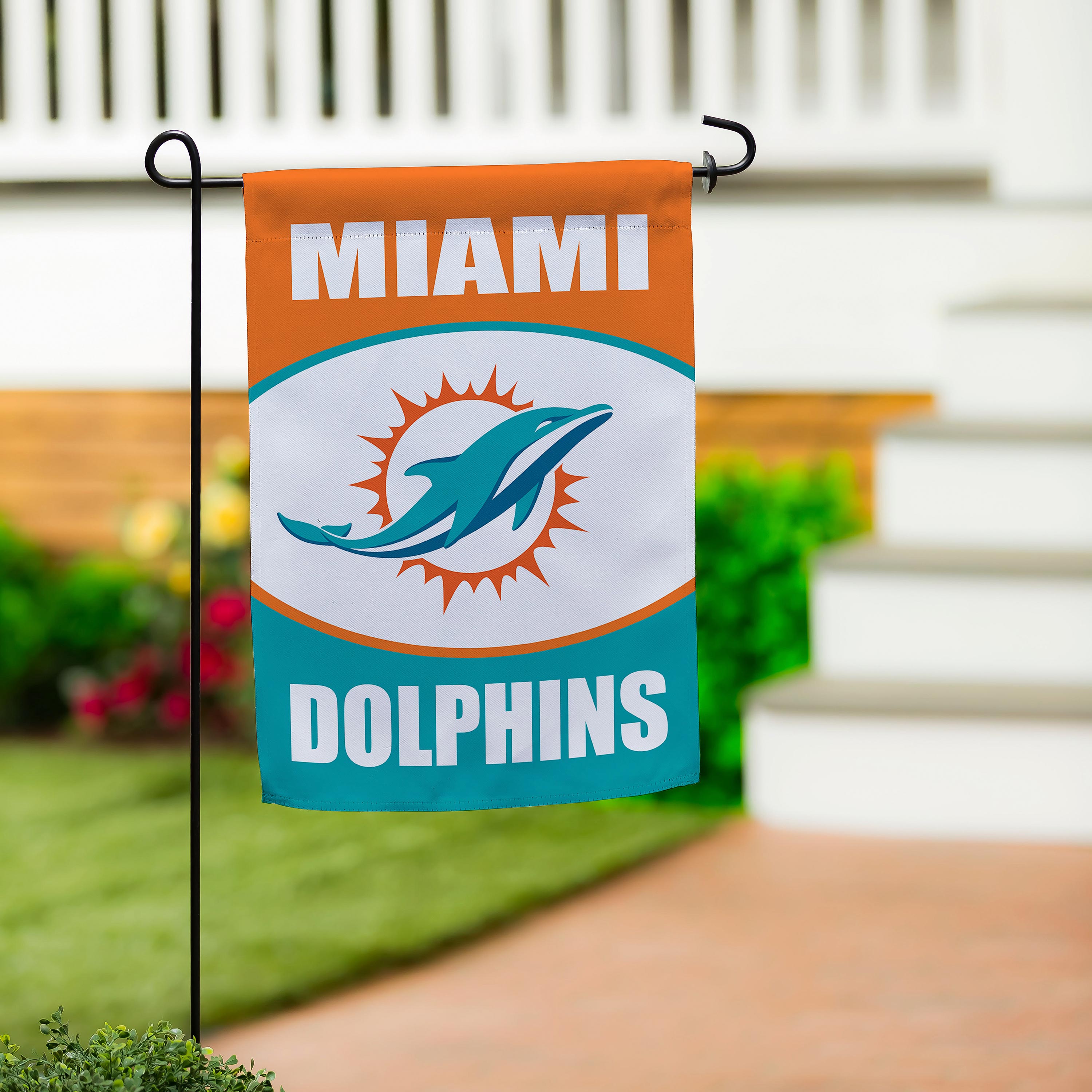 Miami Dolphins Suede Flag, GDN - Sports Collectibles, Sports Memorabilia, Sports Fan Shop, Sports Gifts