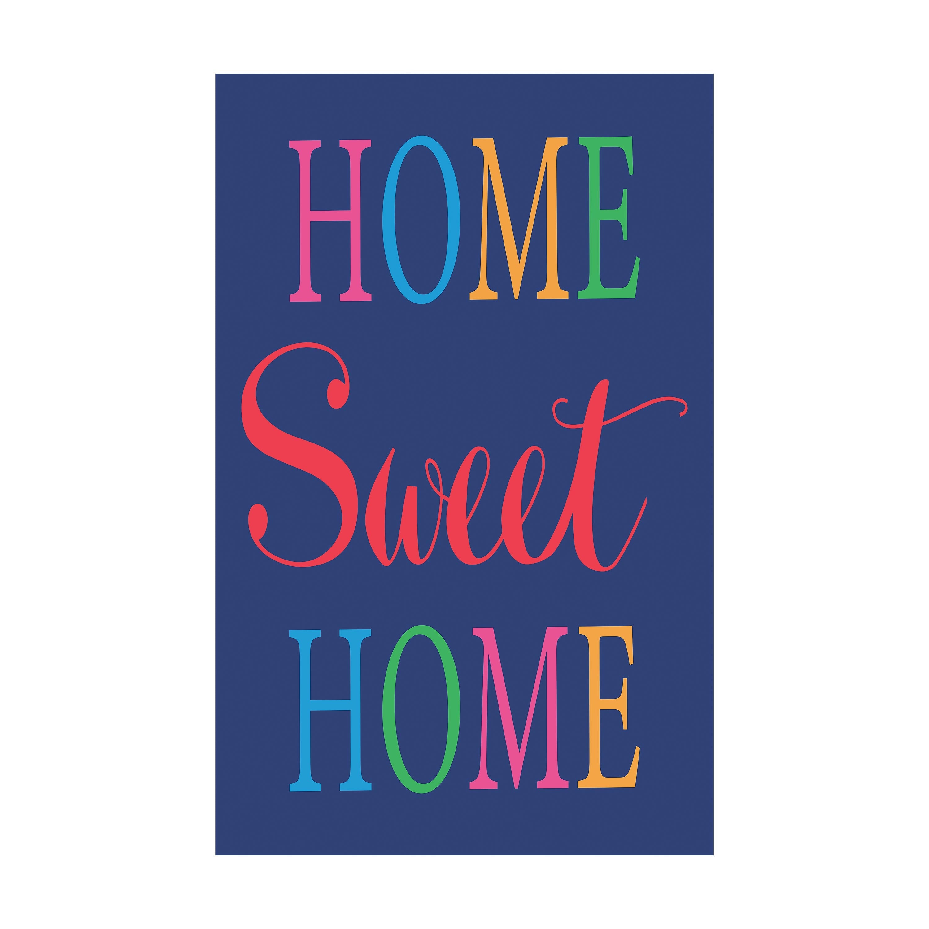 Home Sweet Home Basic Applique House Flag - Sports Collectibles, Sports Memorabilia, Sports Fan Shop, Sports Gifts