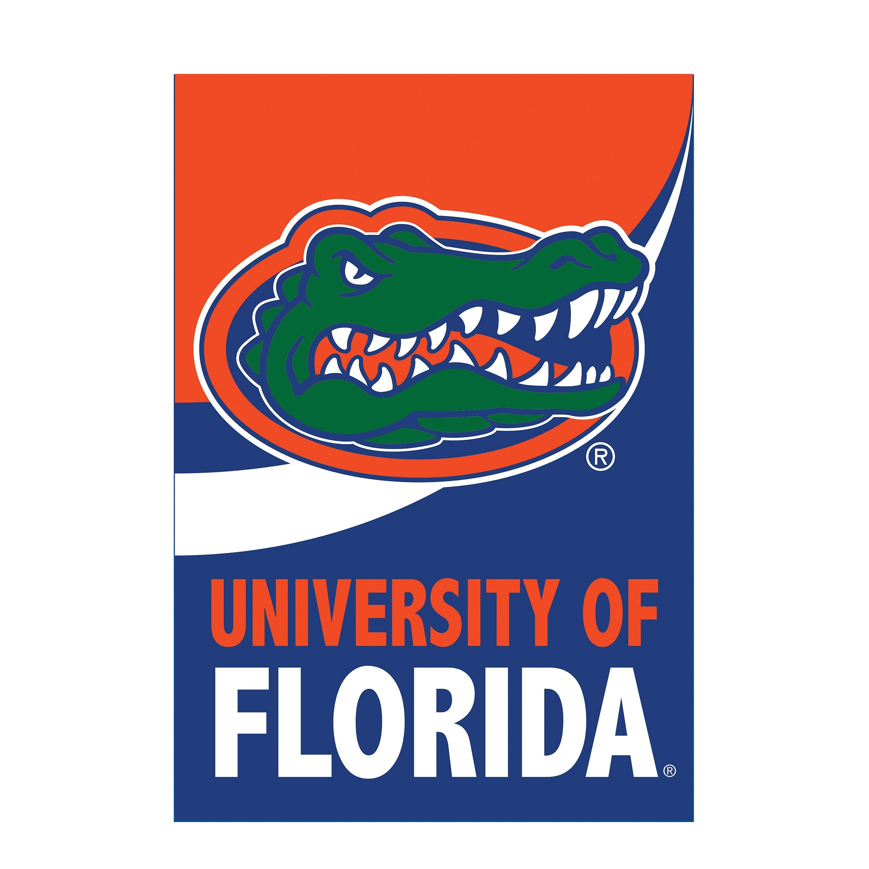 University of Florida Burlap Flag GDN Size - Sports Collectibles, Sports Memorabilia, Sports Fan Shop, Sports Gifts