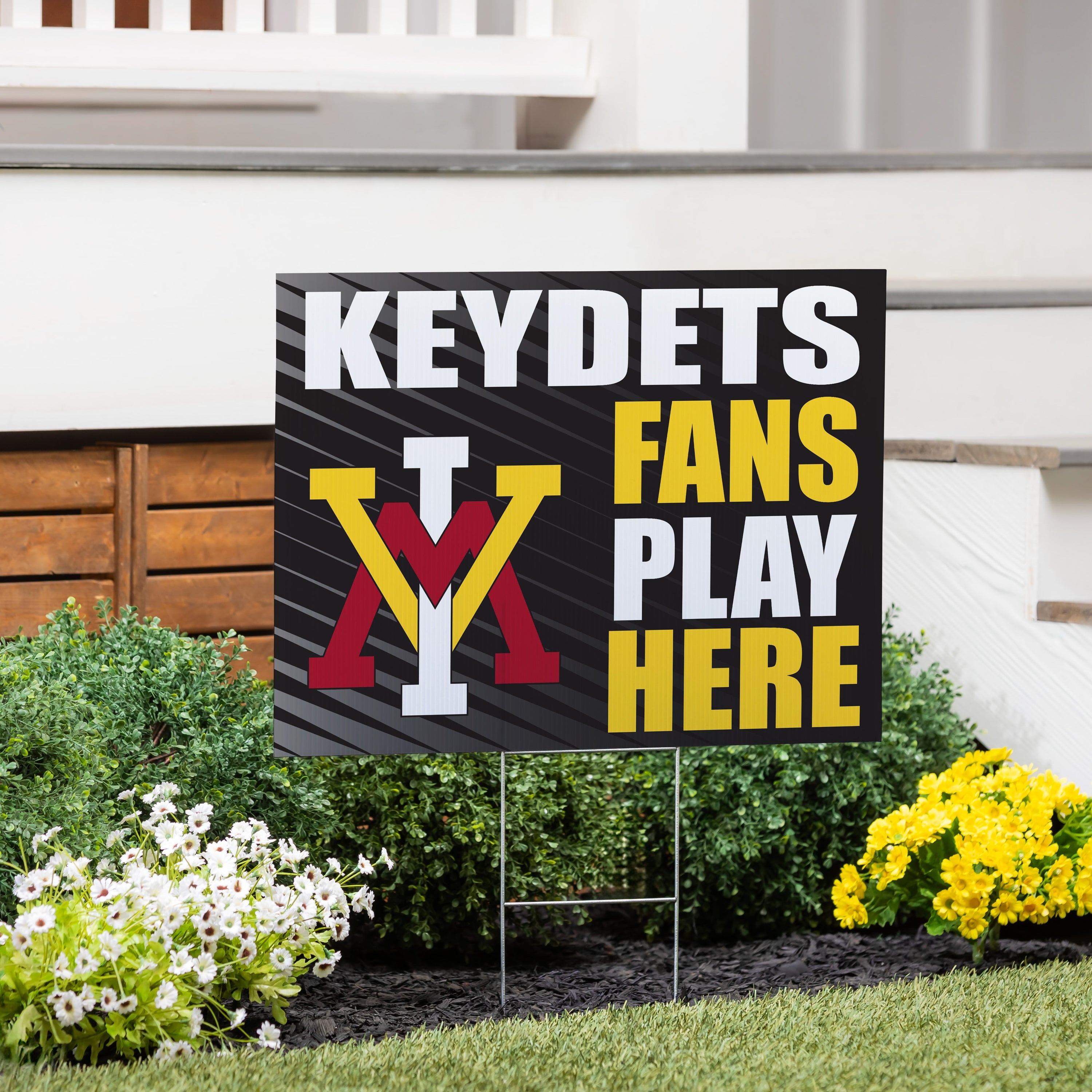 Virginia Military Institute Coroplast Yard Sign "Fans Play Here" - Sports Collectibles, Sports Memorabilia, Sports Fan Shop, Sports Gifts