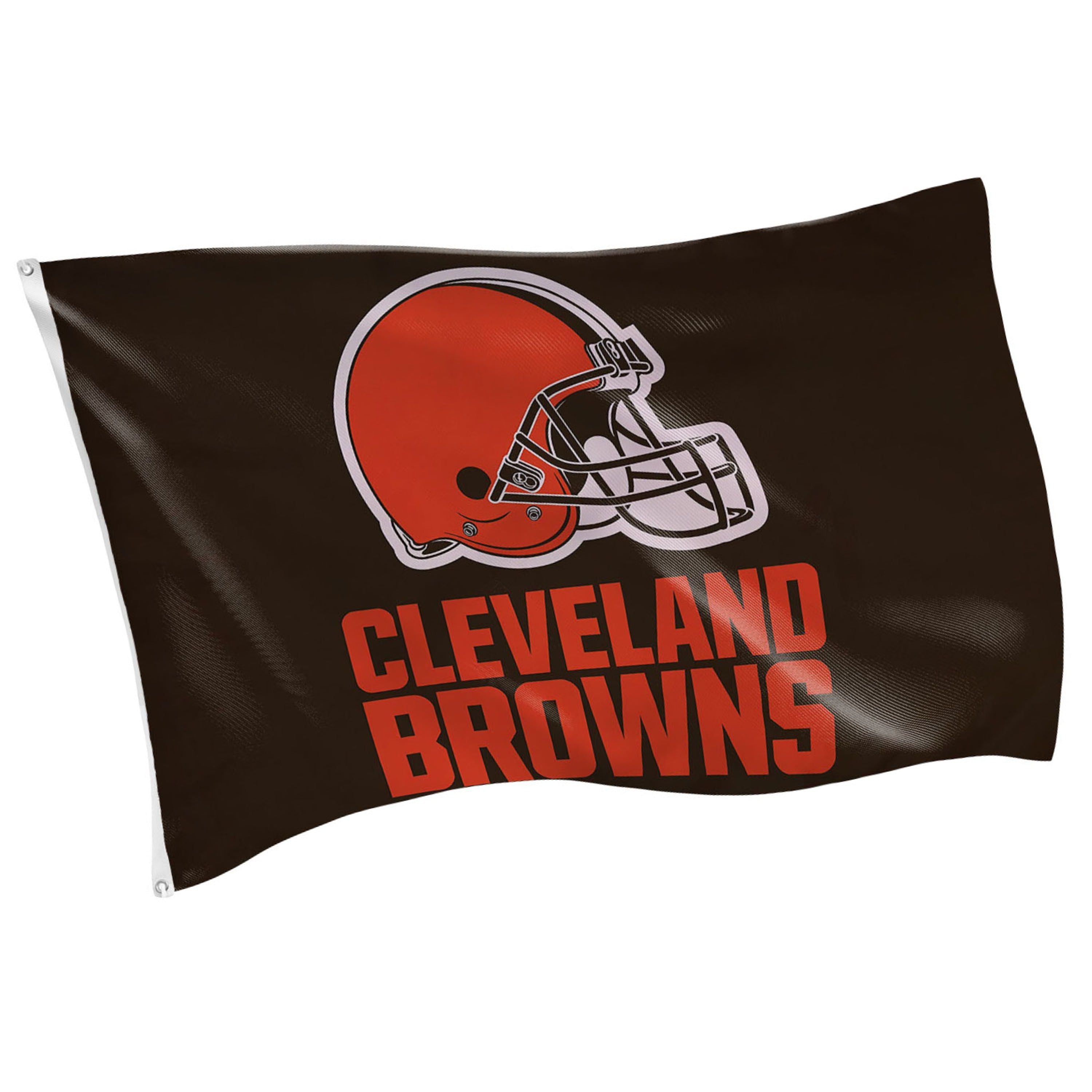3'x5' Single Sided Flag w/ 2 Grommets, Cleveland Browns - Sports Gifts, Sports Memorabilia, Sports Collectibles, Fan Shop