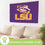Louisiana State University Single Sided Estate Flag with 2 Grommets, 3'x5' - Sports Gifts, Sports Memorabilia, Sports Collectibles, Fan Shop
