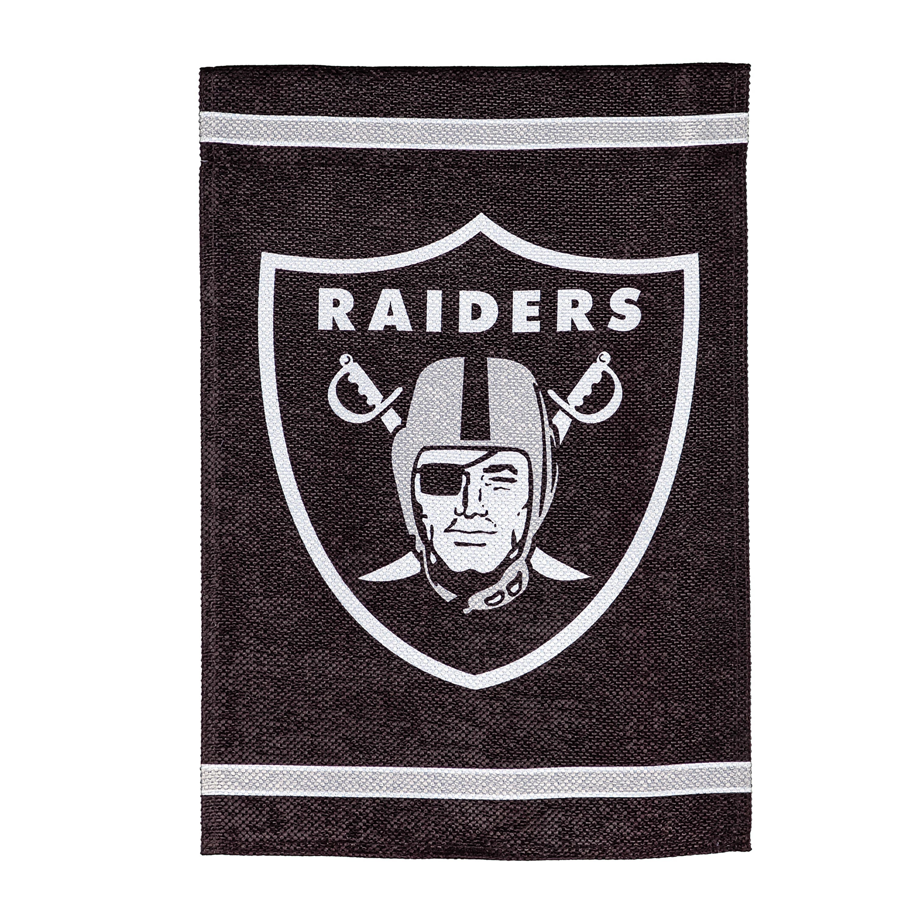 Embossed Suede Flag, GDN Size, Las Vegas Raiders - Sports Collectibles, Sports Memorabilia, Sports Fan Shop, Sports Gifts
