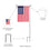 Garden Flag Stand, Black