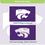 Kansas State University Single Sided Estate Flag with 2 Grommets, 3'x5' - Sports Gifts, Sports Memorabilia, Sports Collectibles, Fan Shop