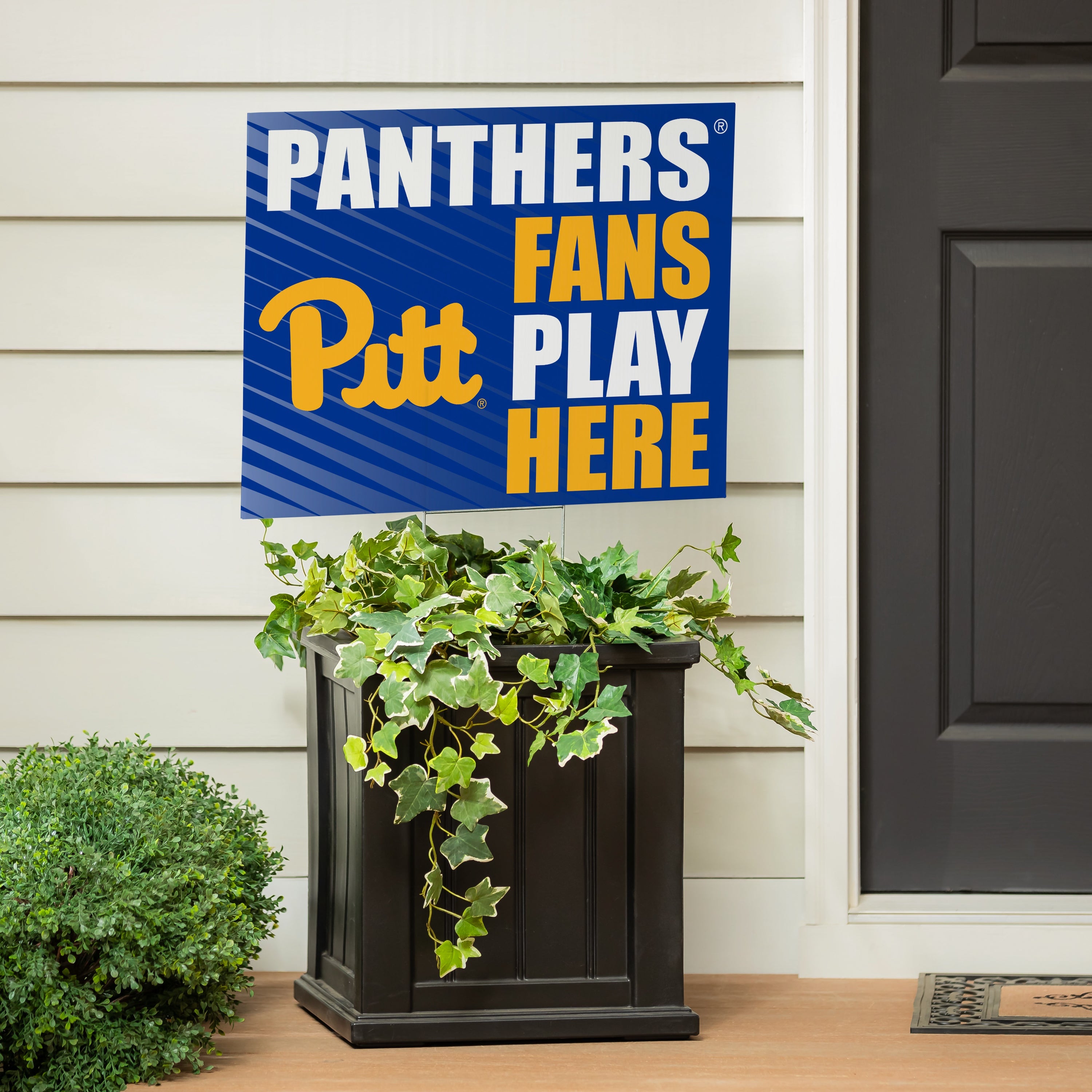 University of Pittsburgh Coroplast Yard Sign "Fans Play Here" - Sports Collectibles, Sports Memorabilia, Sports Fan Shop, Sports Gifts
