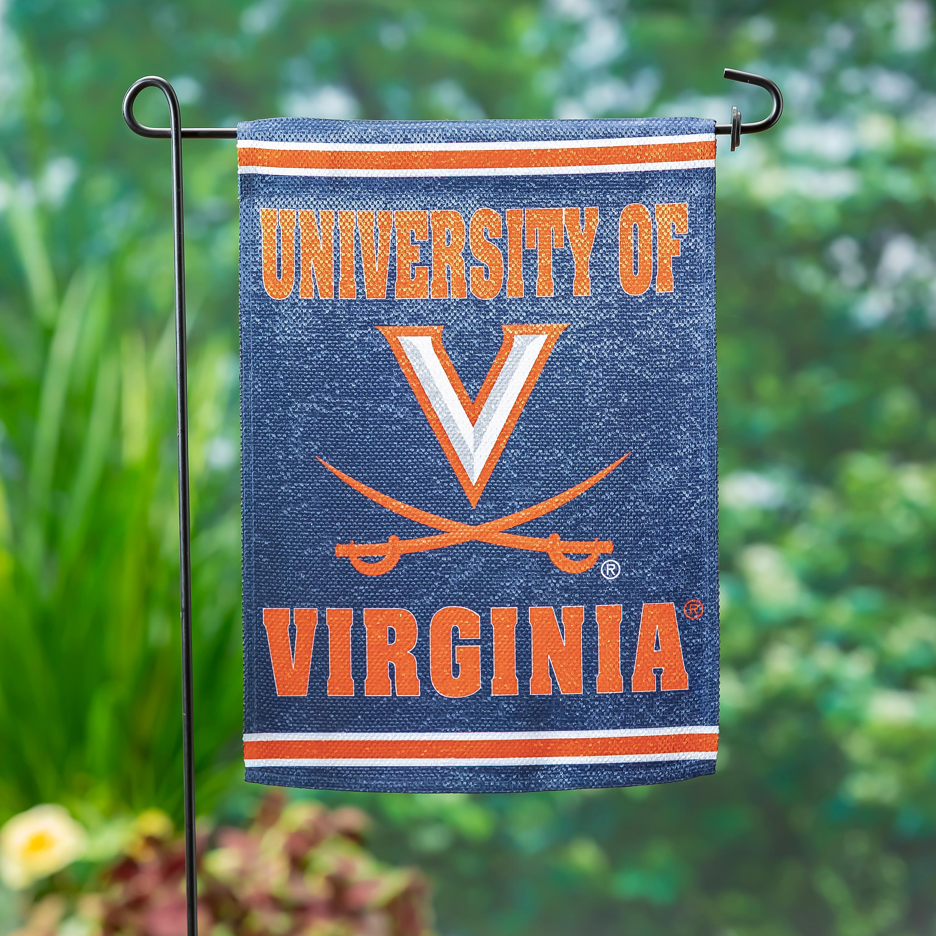 Embossed Suede Flag, GDN Size, University of Virginia - Sports Collectibles, Sports Memorabilia, Sports Fan Shop, Sports Gifts