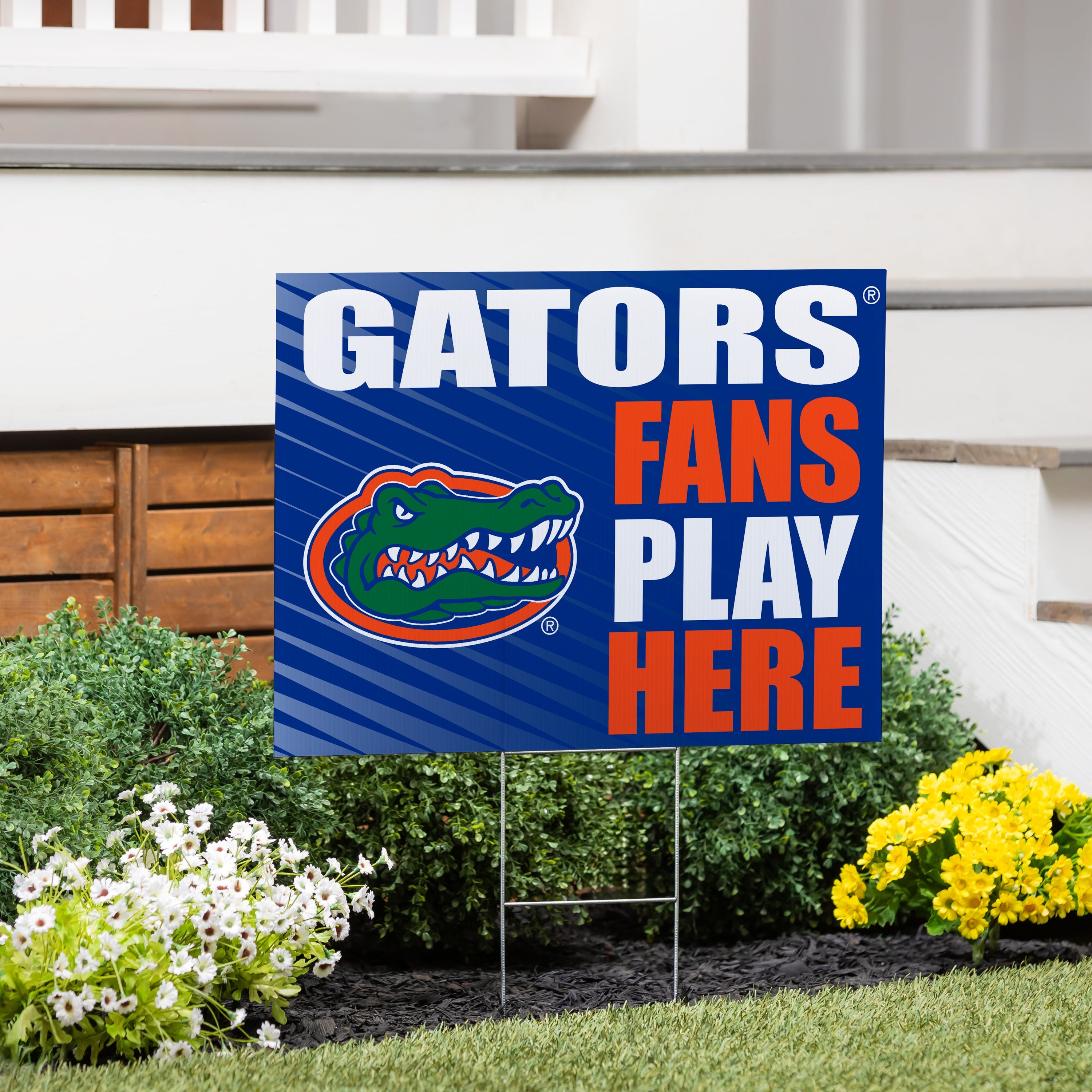 University of Florida Coroplast Yard Sign "Fans Play Here"