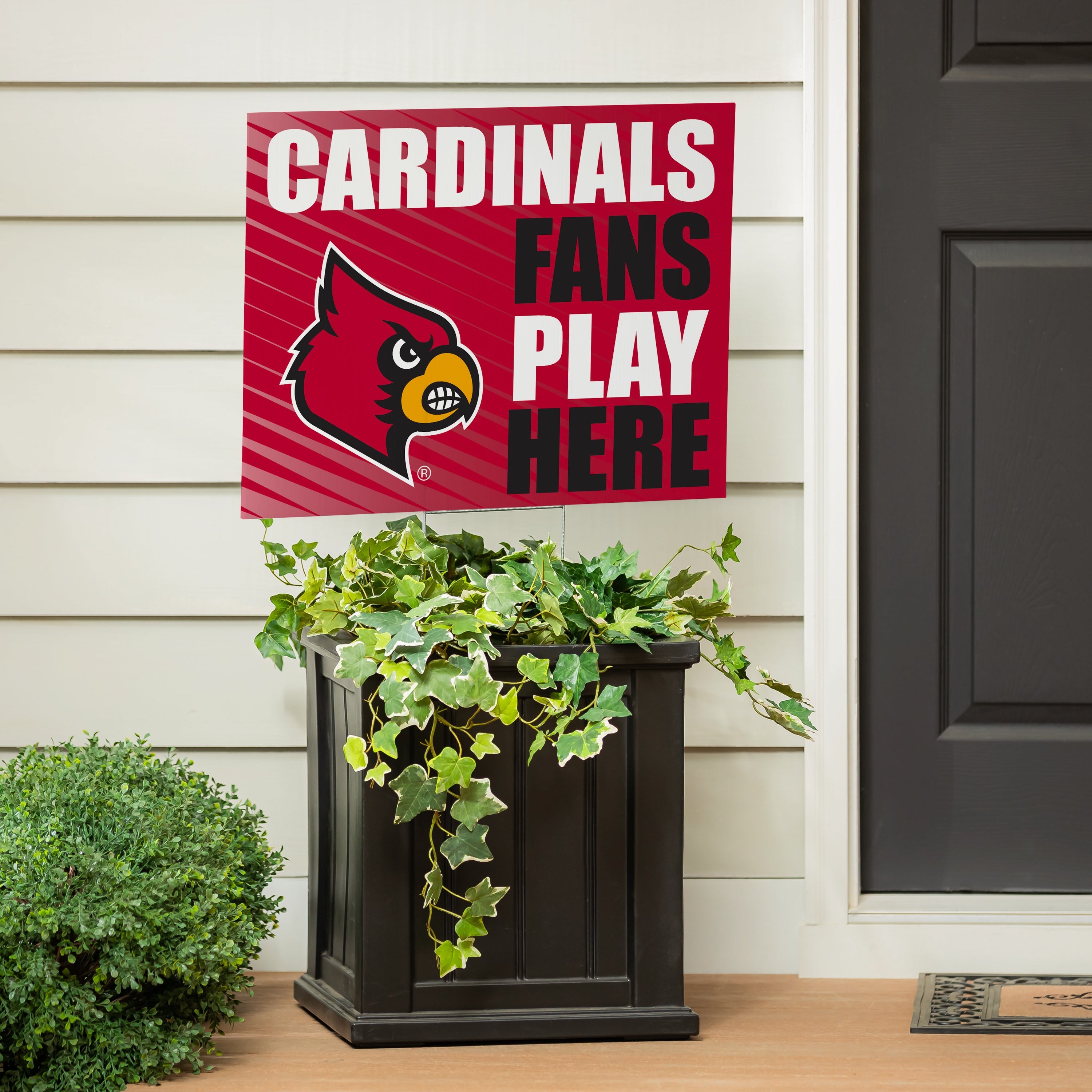 University of Louisville Coroplast Yard Sign "Fans Play Here"