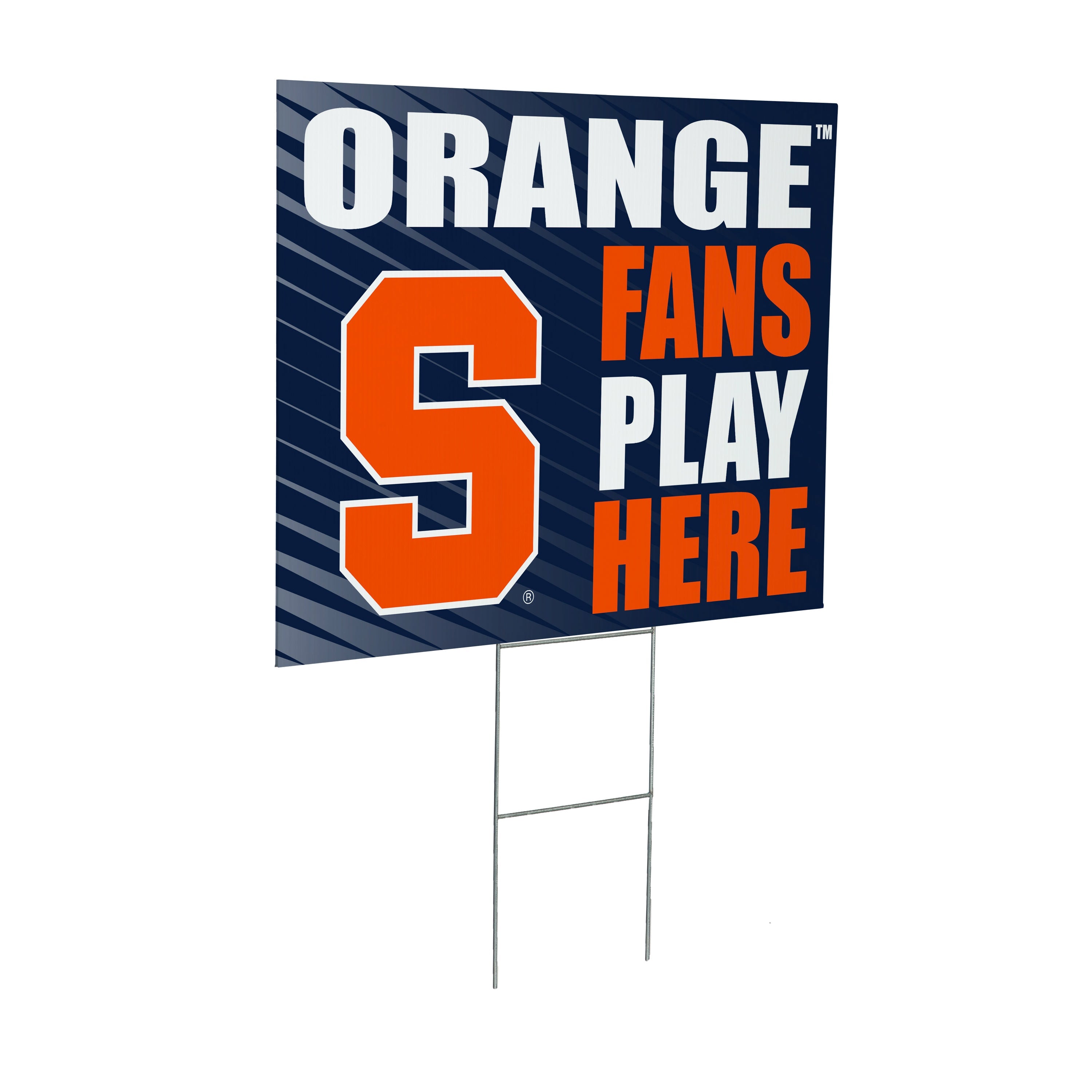Syracuse University Coroplast Yard Sign "Fans Play Here"
